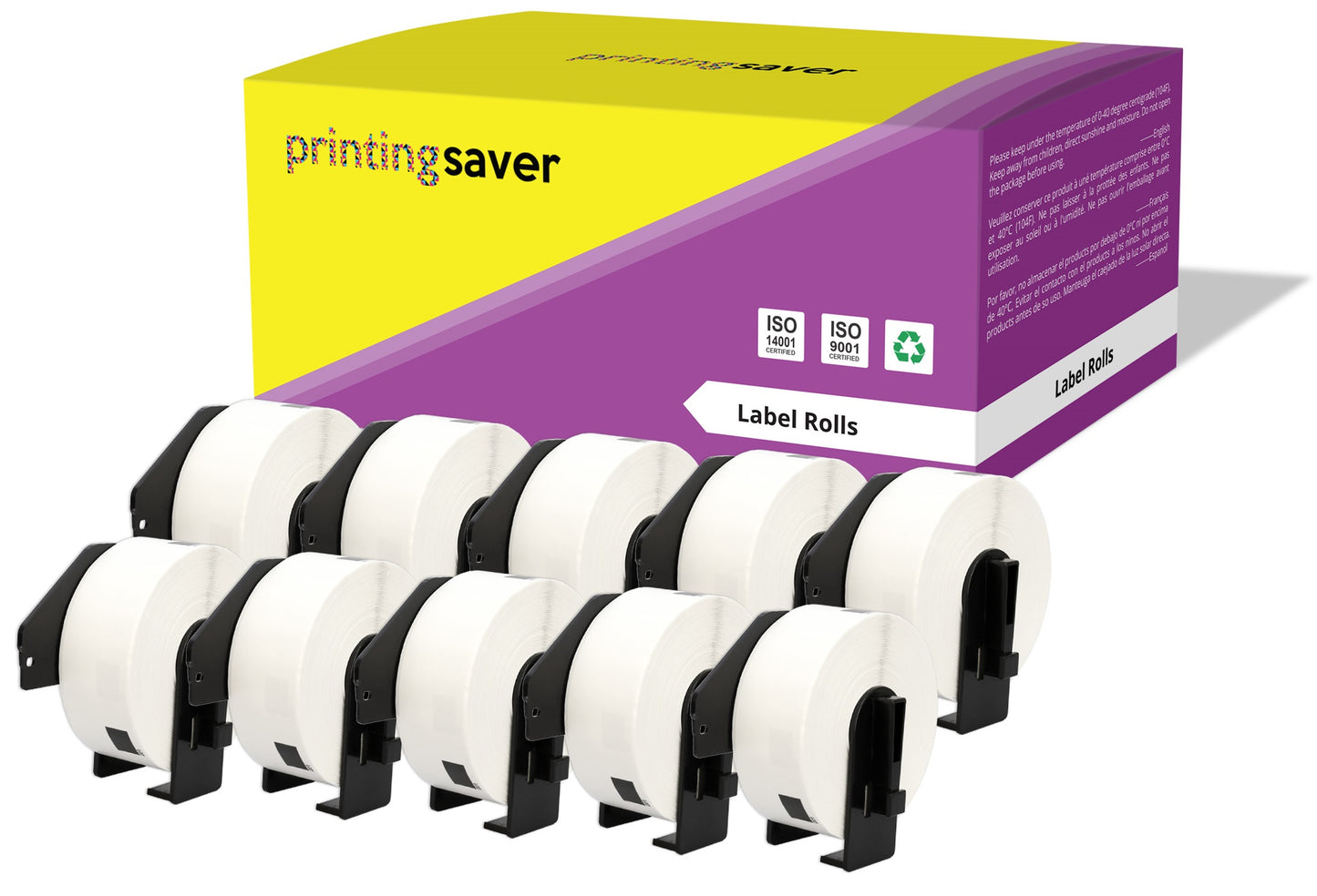 10 Compatible Rolls DK11201 DK-11201 29mm x 90mm Standard Address Labels for Brother P-Touch QL-500 QL-570 QL-700 QL-800 QL-810W QL-820NWB QL-1050 QL-1060N QL-1100 QL-1110NWB (400 Labels per Roll)