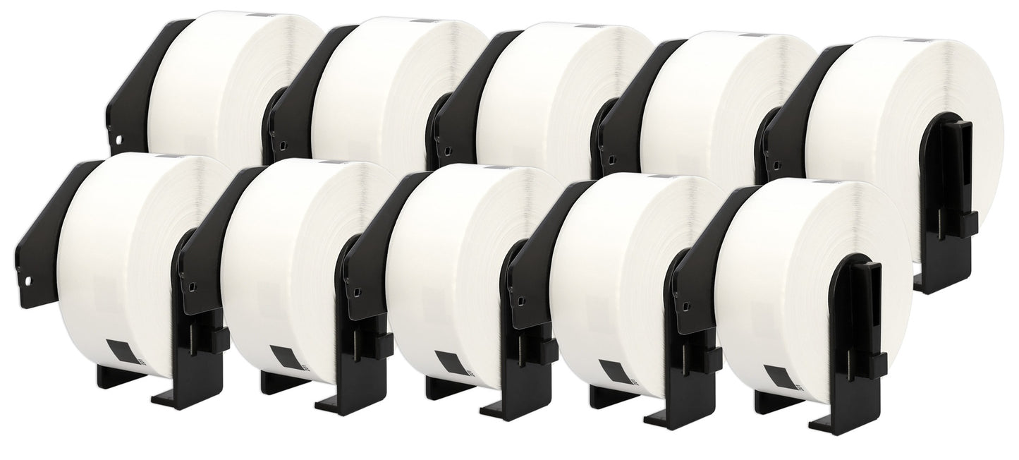 DK-11201 29 x 90 mm Compatible Standard Address Labels Roll for Brother P-Touch QL-1100 QL-1060N QL-500 QL-700 QL-800 - Printing Saver