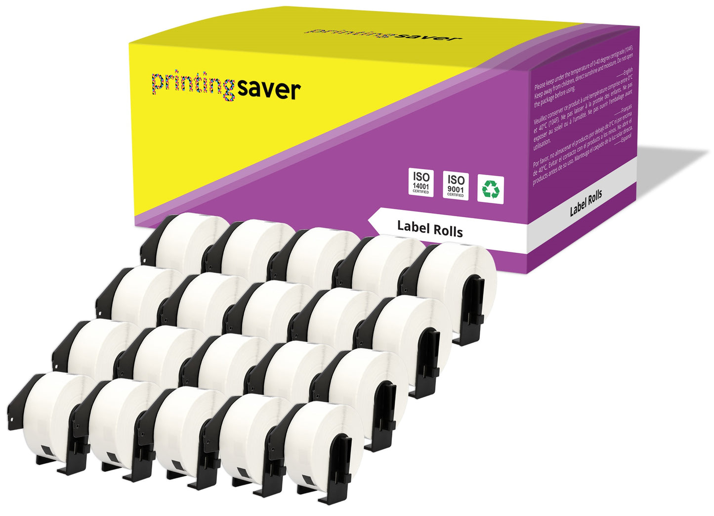 20 Compatible Rolls DK11201 DK-11201 29mm x 90mm Standard Address Labels for Brother P-Touch QL-500 QL-570 QL-700 QL-800 QL-810W QL-820NWB QL-1050 QL-1060N QL-1100 QL-1110NWB (400 Labels per Roll)