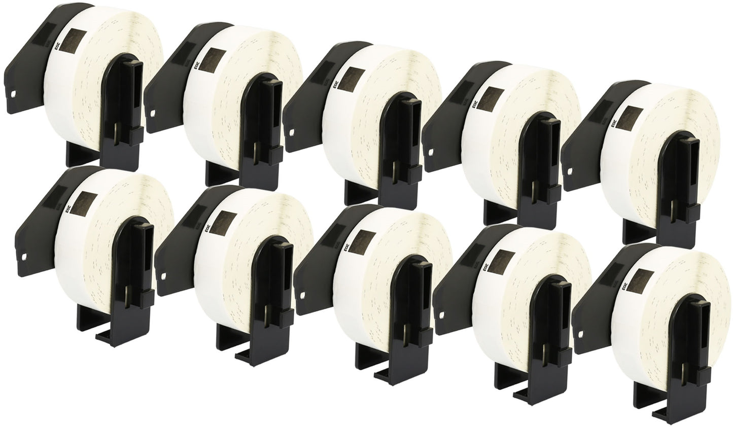 DK-11203 17 x 87 mm Compatible File Folder Labels Roll for Brother P-Touch QL-1100 QL-1060N QL-500 QL-700 QL-800 - Printing Saver