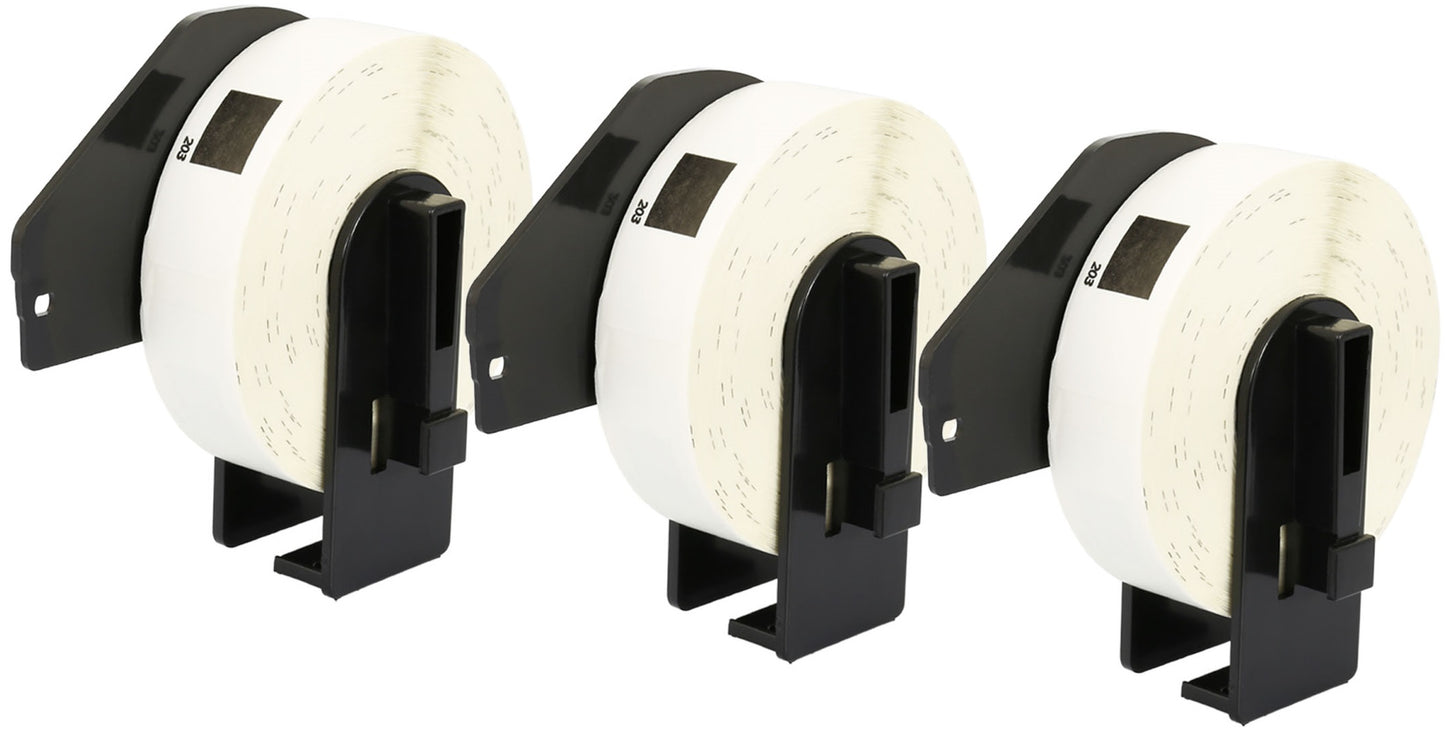 DK-11203 17 x 87 mm Compatible File Folder Labels Roll for Brother P-Touch QL-1100 QL-1060N QL-500 QL-700 QL-800 - Printing Saver