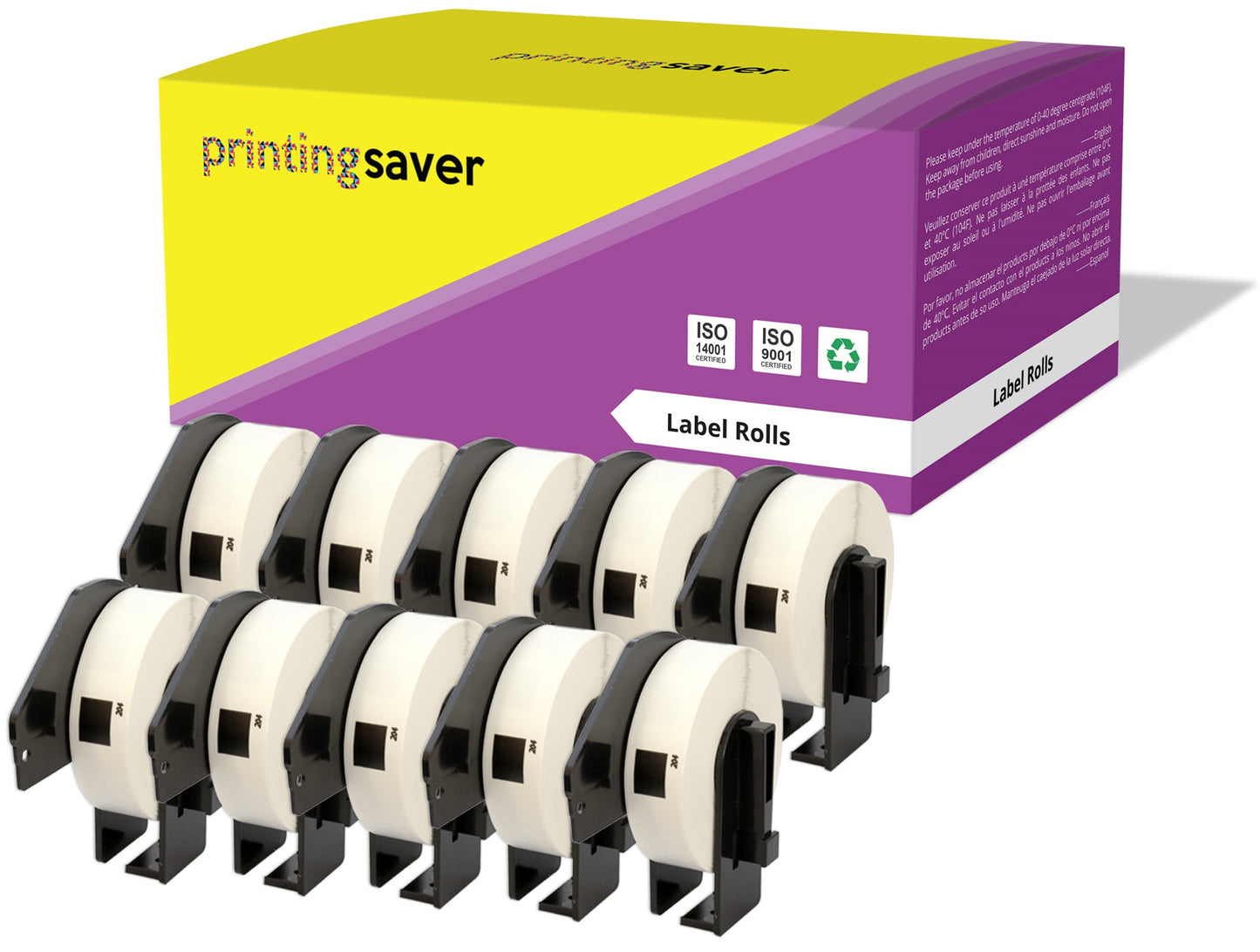 Compatible Roll DK11204 DK-11204 17mm x 54mm Address Labels for Brother P-Touch QL-1050 QL-550 QL-500 QL-570 - Printing Saver