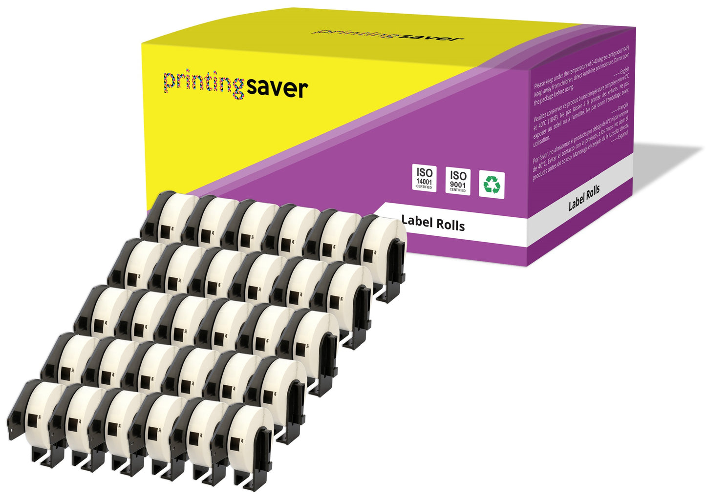 Compatible Roll DK11204 DK-11204 17mm x 54mm Address Labels for Brother P-Touch QL-1050 QL-550 QL-500 QL-570 - Printing Saver