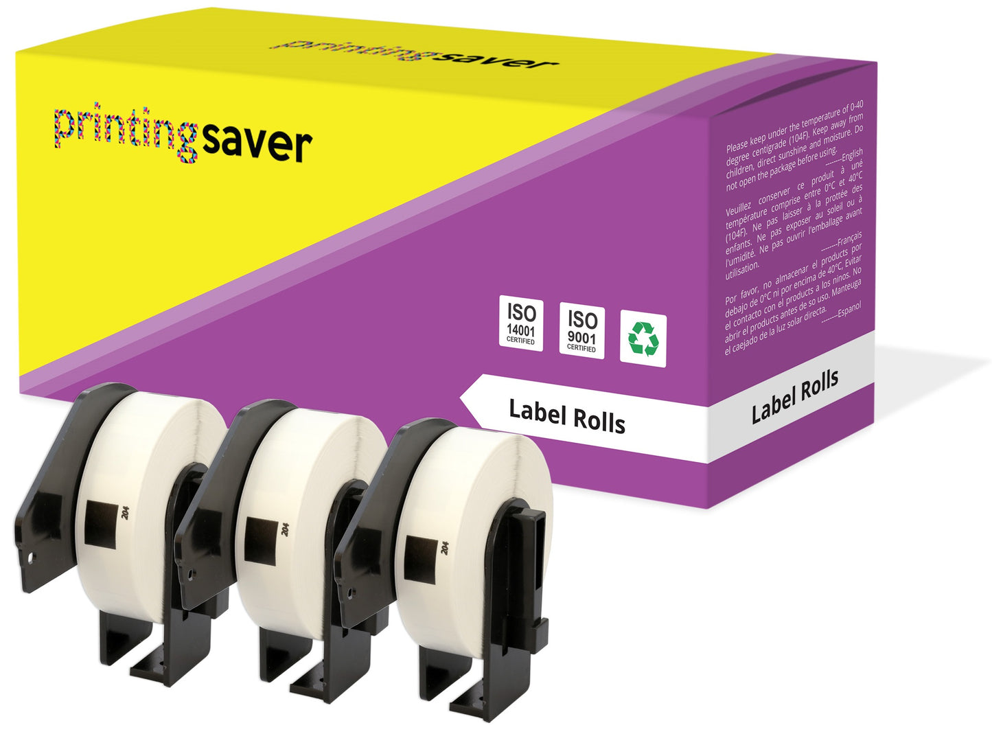 Compatible Roll DK11204 DK-11204 17mm x 54mm Address Labels for Brother P-Touch QL-1050 QL-550 QL-500 QL-570 - Printing Saver