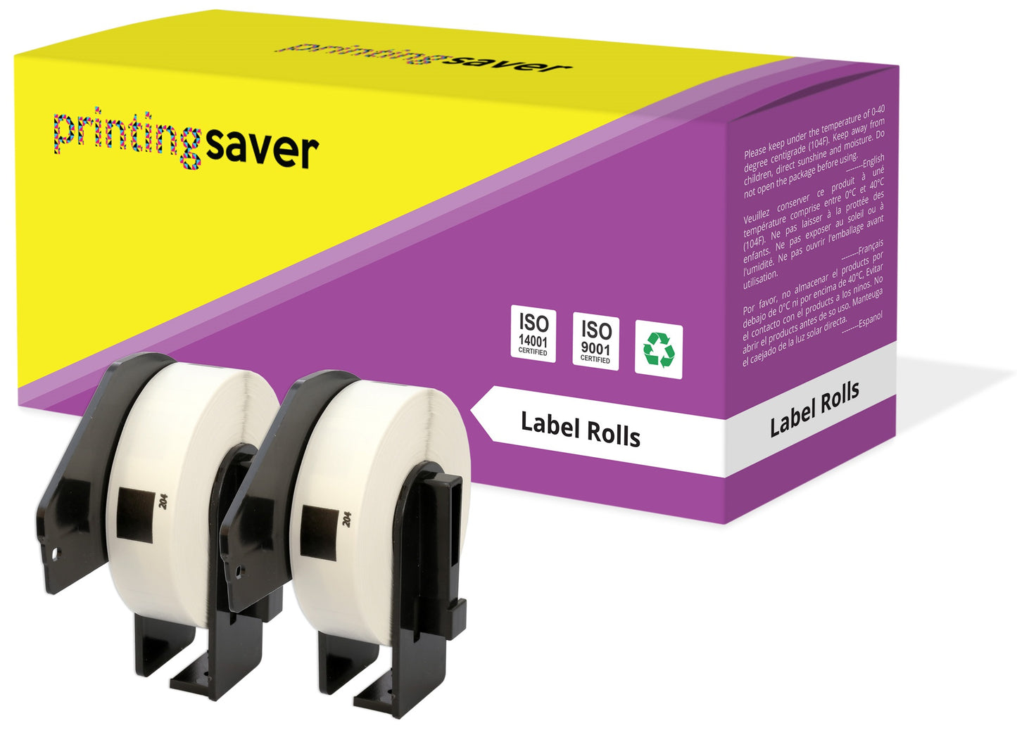 Compatible Roll DK11204 DK-11204 17mm x 54mm Address Labels for Brother P-Touch QL-1050 QL-550 QL-500 QL-570 - Printing Saver