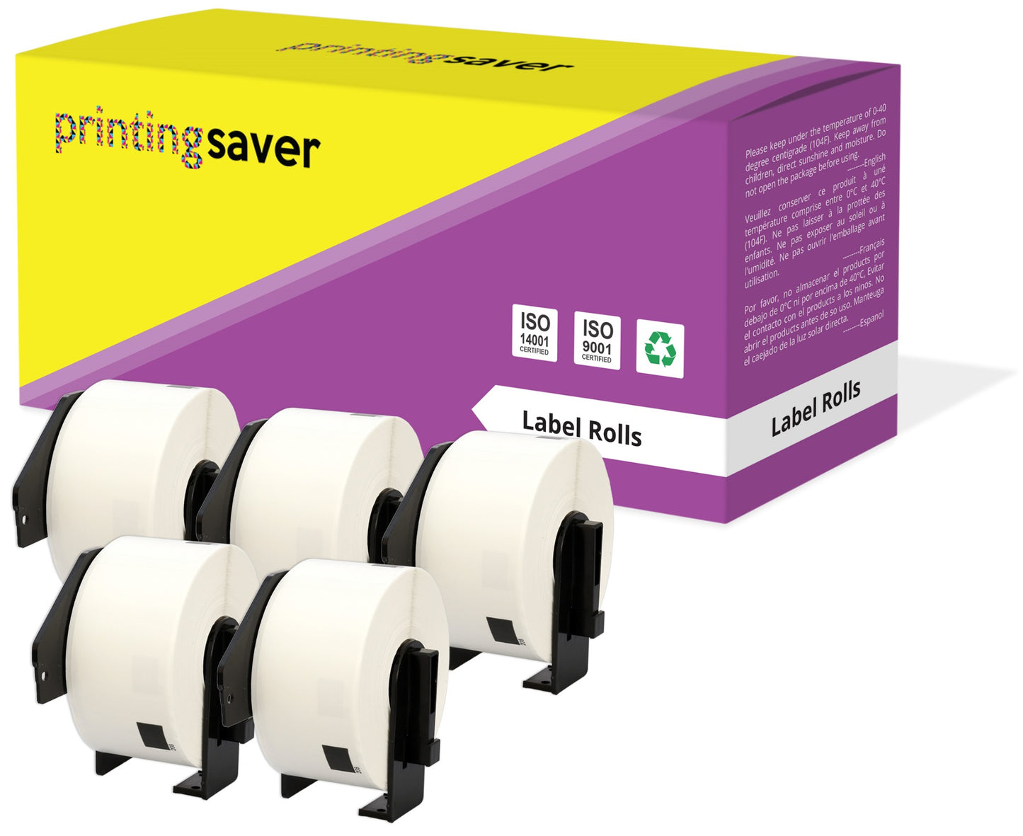 Compatible Roll DK11208 DK-11208 38mm x 90mm Address Labels for Brother P-Touch QL-1050 QL-550 QL-500 QL-570 - Printing Saver