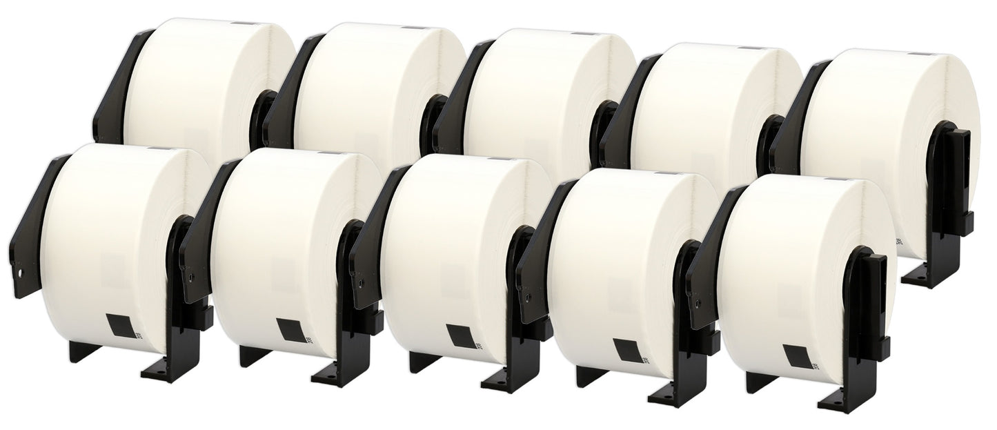 DK-11208 38 x 90 mm Compatible Address Labels Roll for Brother P-Touch QL-1100 QL-1060N QL-500 QL-700 QL-800 - Printing Saver