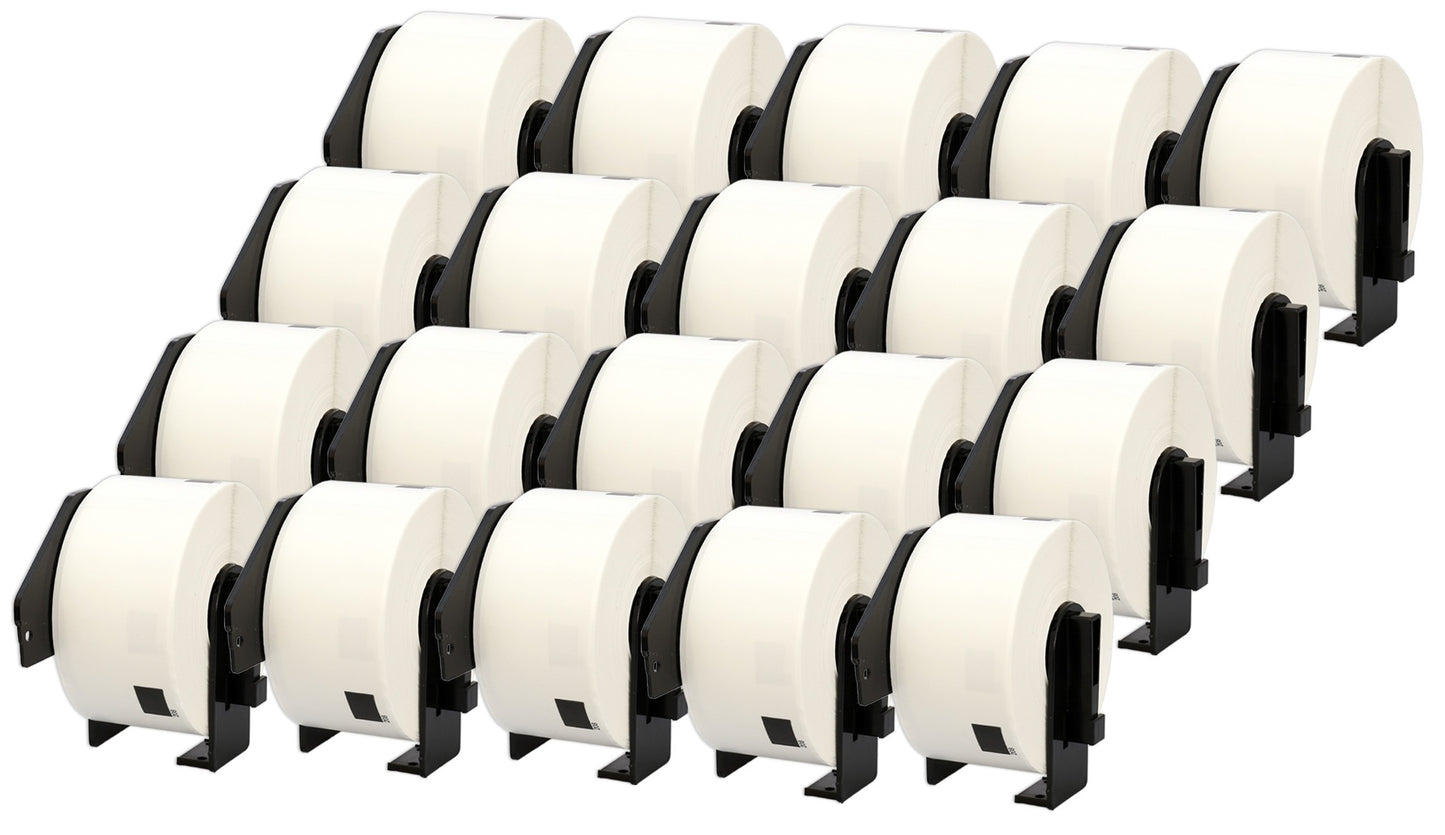 DK-11208 38 x 90 mm Compatible Address Labels Roll for Brother P-Touch QL-1100 QL-1060N QL-500 QL-700 QL-800 - Printing Saver