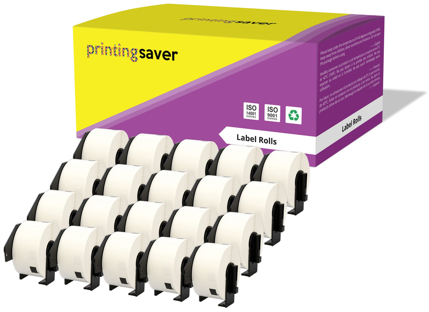 Compatible Roll DK11208 DK-11208 38mm x 90mm Address Labels for Brother P-Touch QL-1050 QL-550 QL-500 QL-570 - Printing Saver