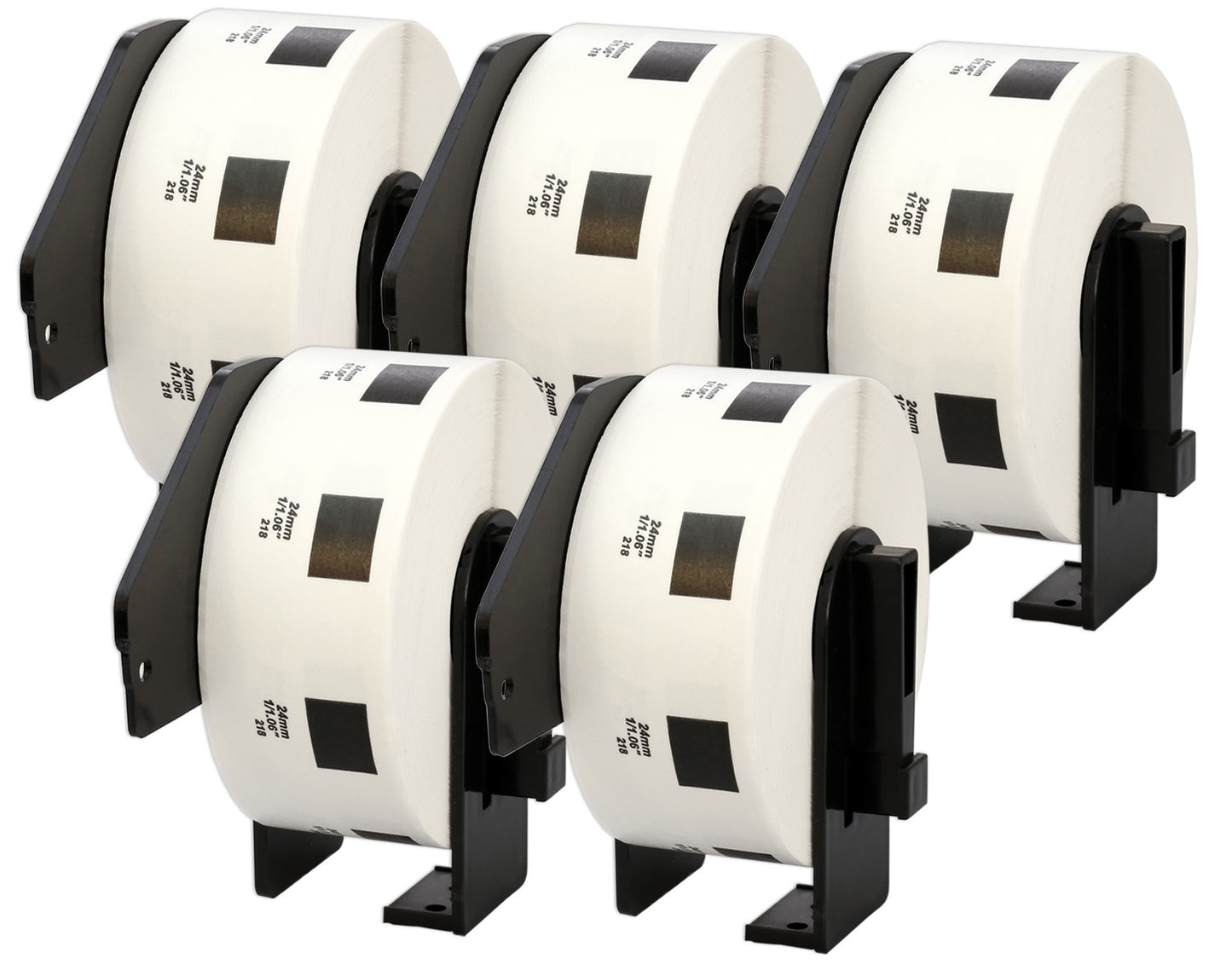 DK-11218 24 x 24mm Compatible Round Labels Roll for Brother P-Touch QL-1100 QL-1060N QL-500 QL-700 QL-800 - Printing Saver