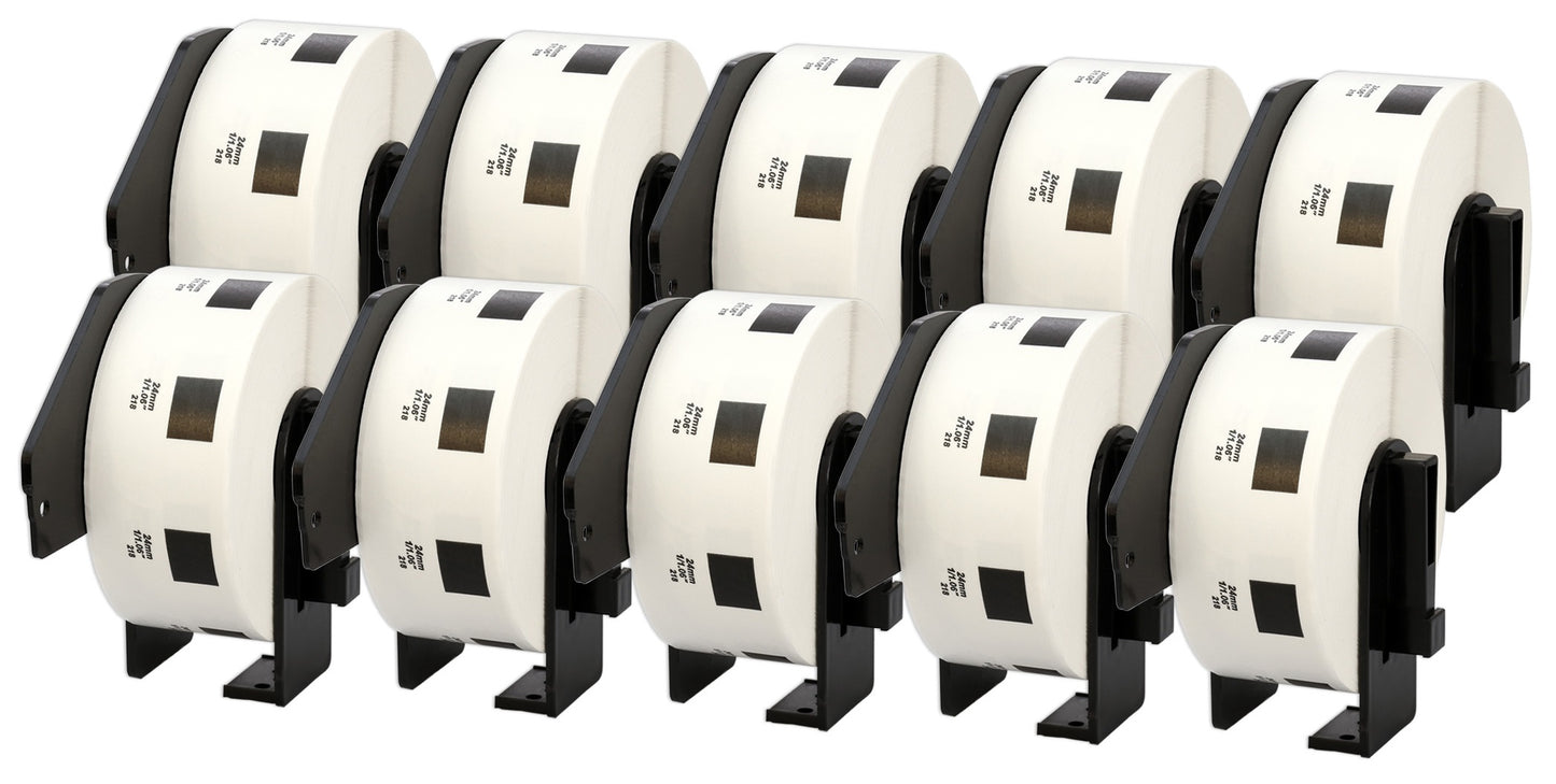 DK-11218 24 x 24mm Compatible Round Labels Roll for Brother P-Touch QL-1100 QL-1060N QL-500 QL-700 QL-800 - Printing Saver