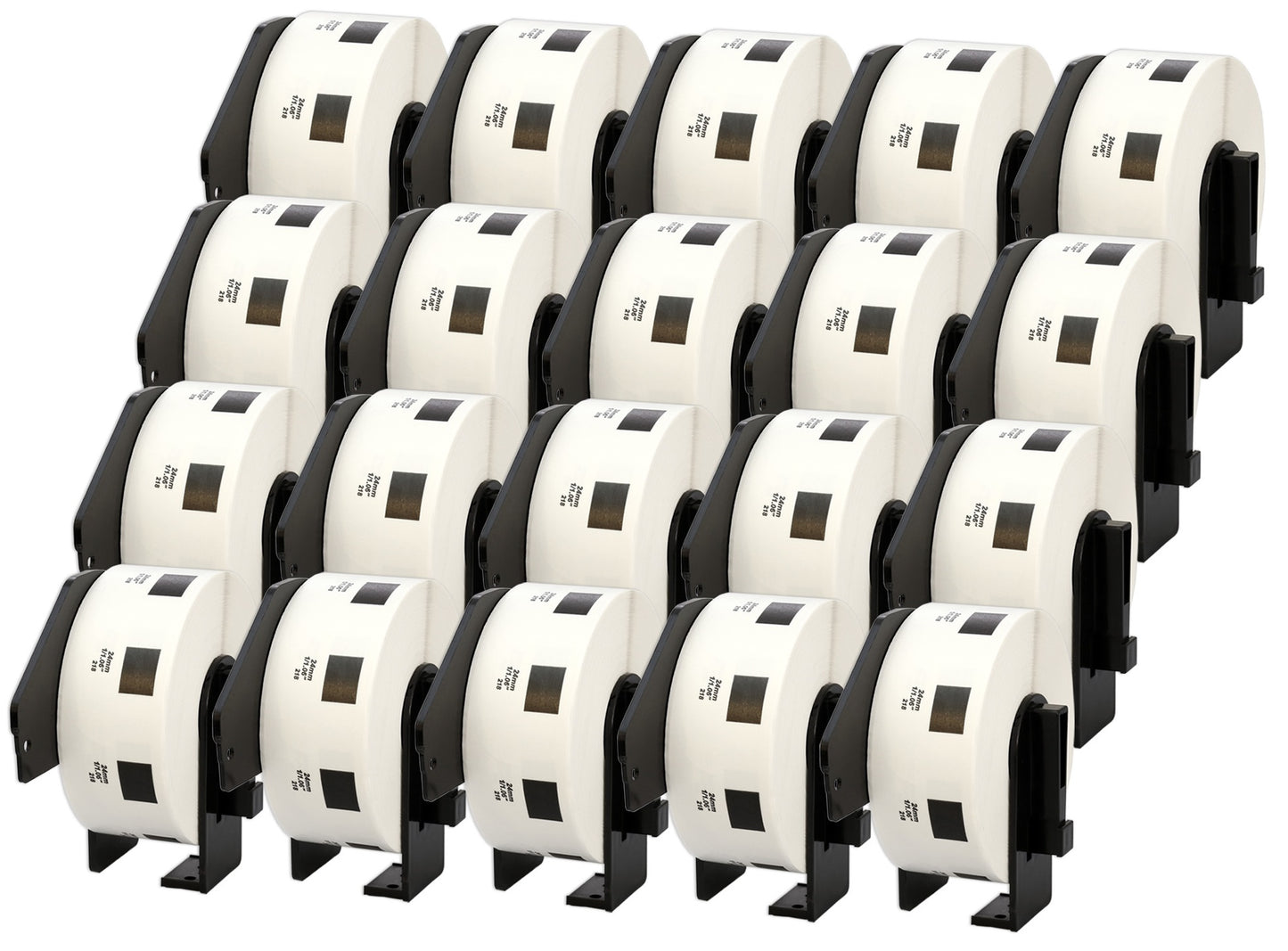 DK-11218 24 x 24mm Compatible Round Labels Roll for Brother P-Touch QL-1100 QL-1060N QL-500 QL-700 QL-800 - Printing Saver