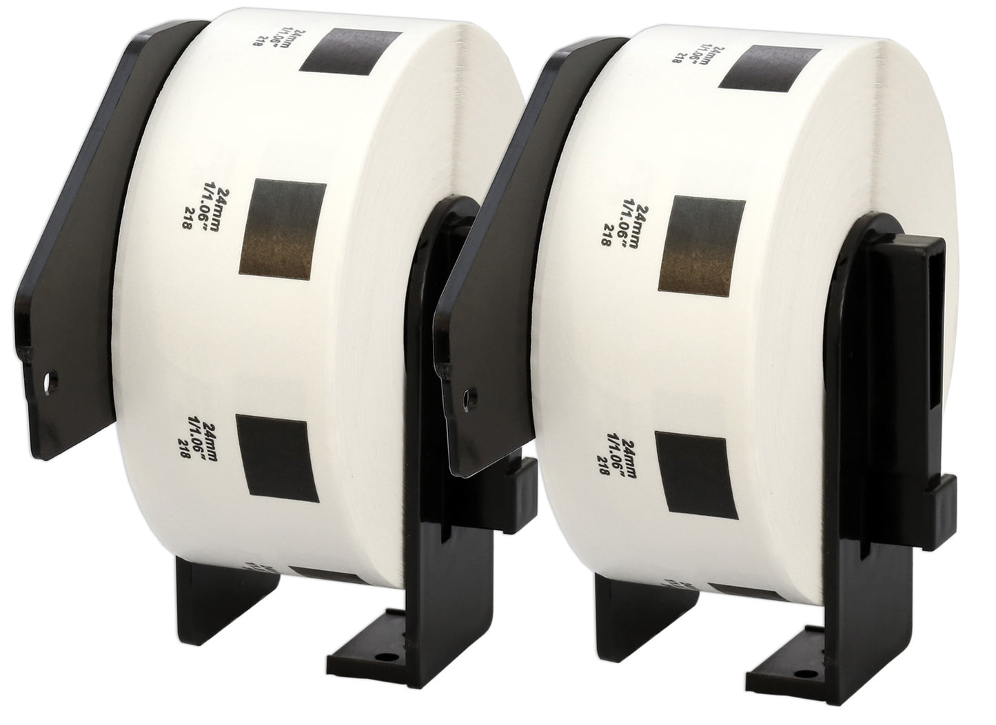 DK-11218 24 x 24mm Compatible Round Labels Roll for Brother P-Touch QL-1100 QL-1060N QL-500 QL-700 QL-800 - Printing Saver