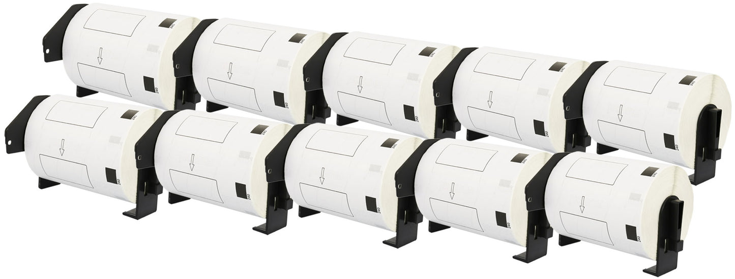 DK-11240 102 x 51 mm Compatible Barcode Labels Roll for Brother P-Touch QL-1050, QL-1050N, QL-1060N, QL-1100, QL-1110NWB - Printing Saver