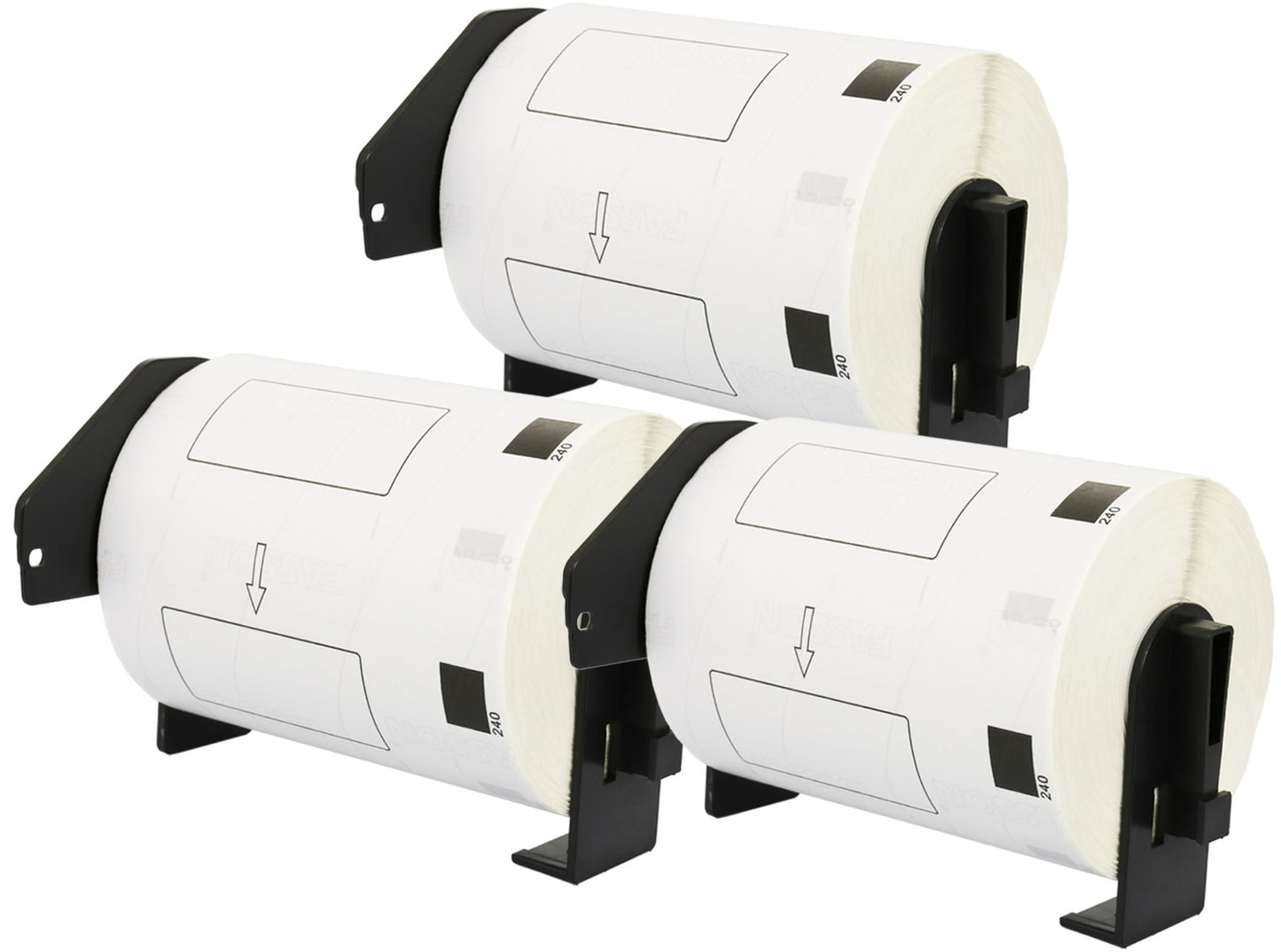 DK-11240 102 x 51 mm Compatible Barcode Labels Roll for Brother P-Touch QL-1050, QL-1050N, QL-1060N, QL-1100, QL-1110NWB - Printing Saver
