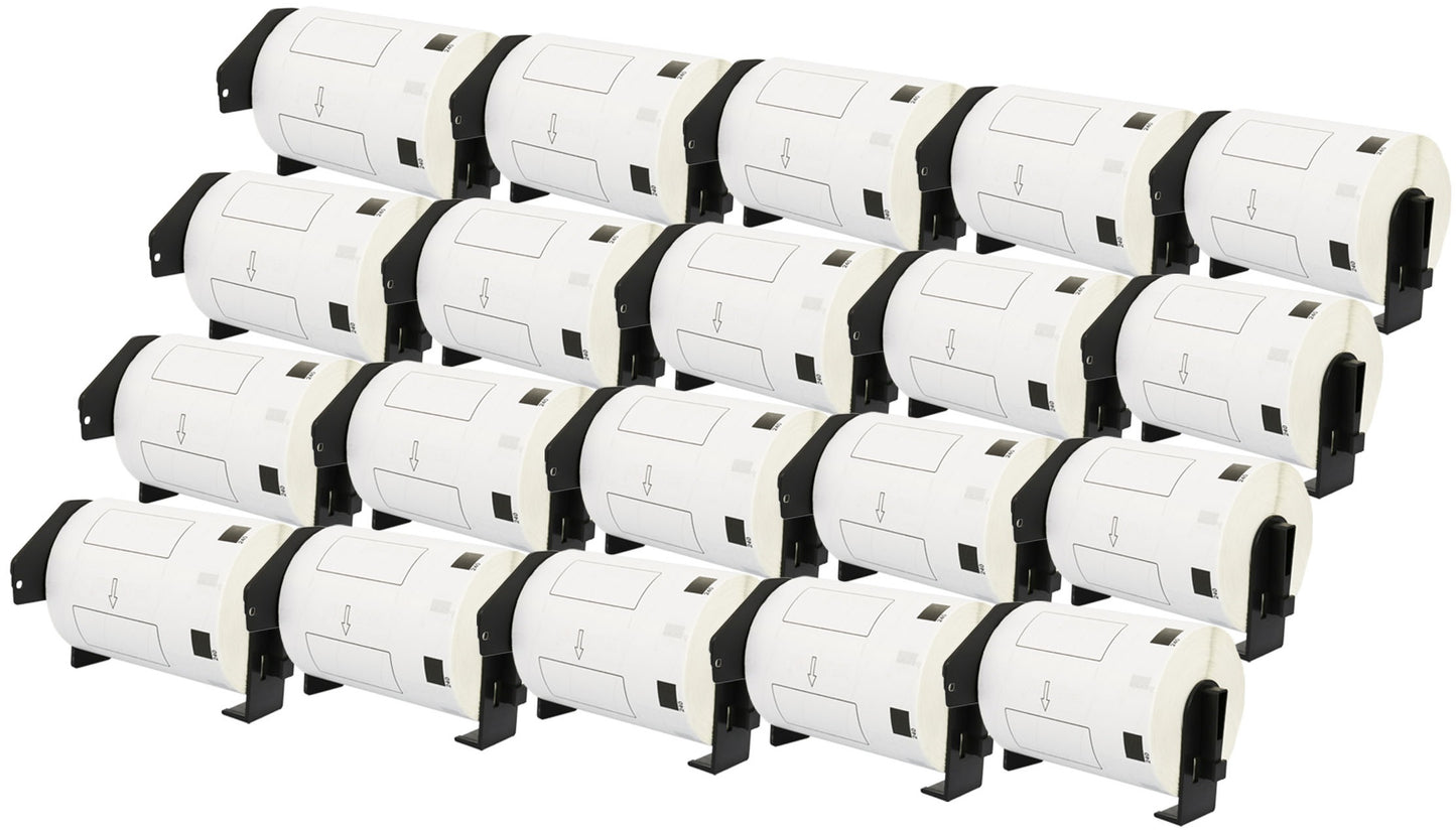 DK-11240 102 x 51 mm Compatible Barcode Labels Roll for Brother P-Touch QL-1050, QL-1050N, QL-1060N, QL-1100, QL-1110NWB - Printing Saver