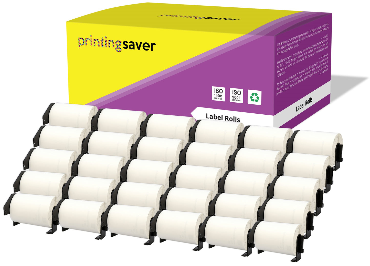 Compatible Roll DK11241 DK-11241 102mm x 152mm Address Labels for Brother P-Touch QL-1050 QL-1050N QL-1060N QL-1100 QL-1110NWB - Printing Saver