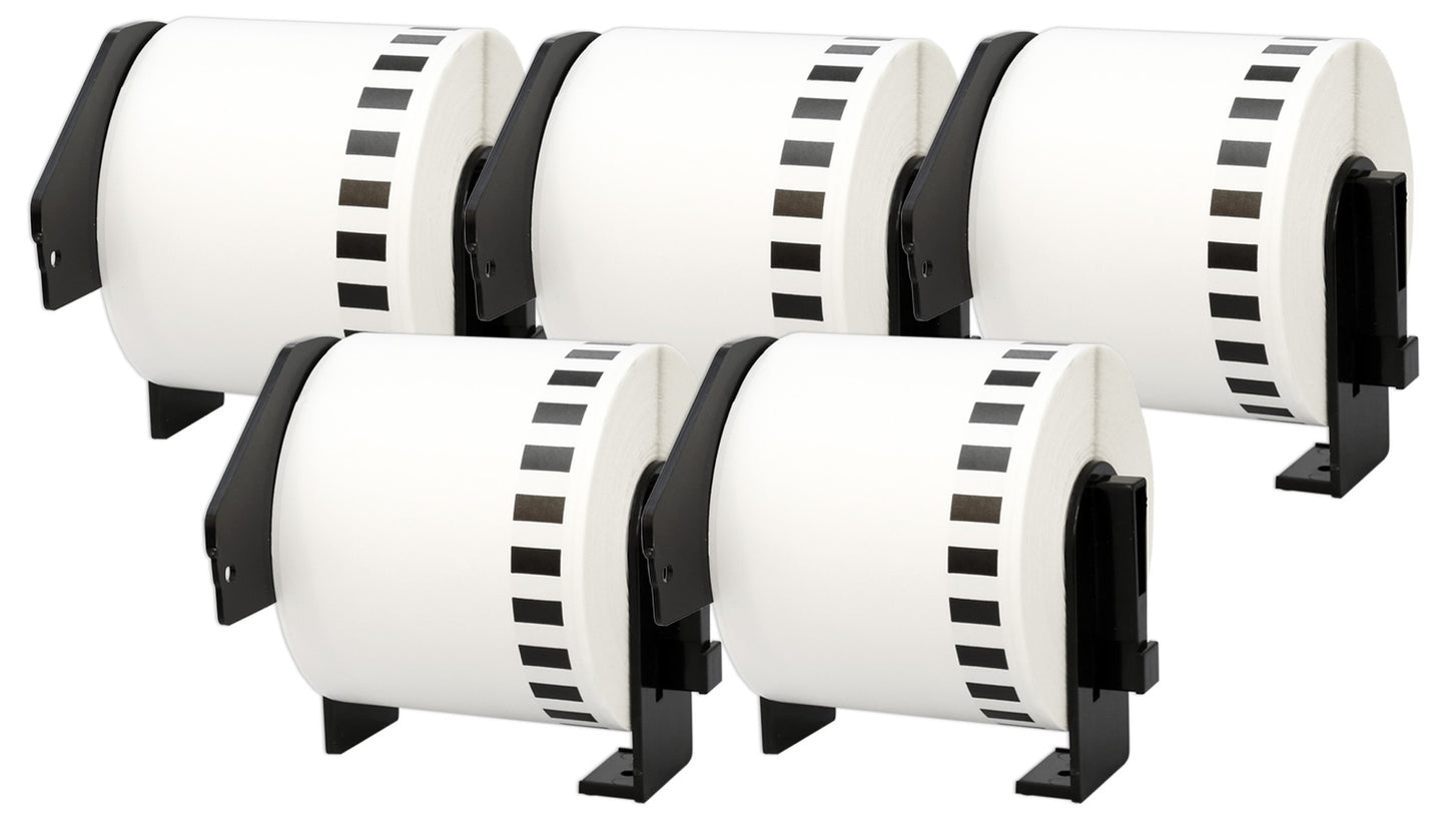 DK-22205 62 mm x 30.48 m Compatible Continuous Paper Label Tape for Brother P-Touch QL-1050 QL-550 QL-500 QL-570 - Printing Saver