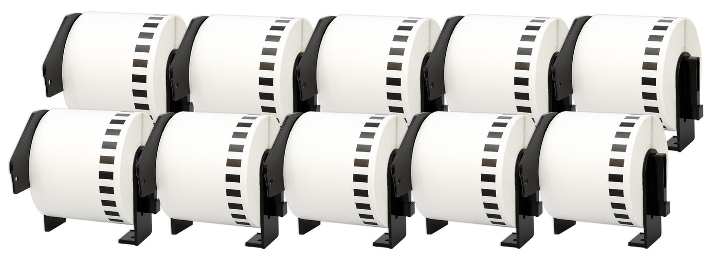 DK-22205 62 mm x 30.48 m Compatible Continuous Paper Label Tape for Brother P-Touch QL-1050 QL-550 QL-500 QL-570 - Printing Saver