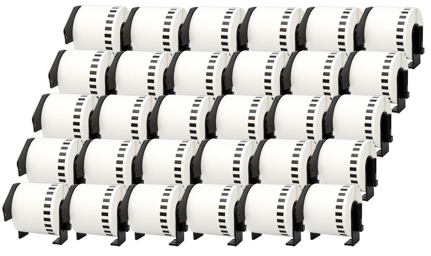 DK-22205 62 mm x 30.48 m Compatible Continuous Paper Label Tape for Brother P-Touch QL-1050 QL-550 QL-500 QL-570 - Printing Saver