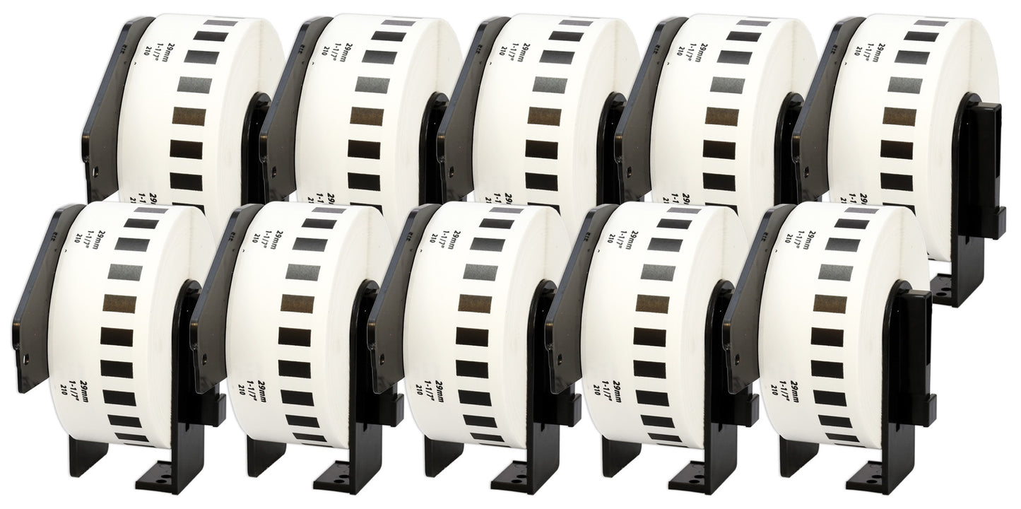 DK-22210 29 mm x 30.48 m Compatible Continuous Paper Label Tape for Brother P-Touch QL-1050 QL-550 QL-500 QL-570 - Printing Saver