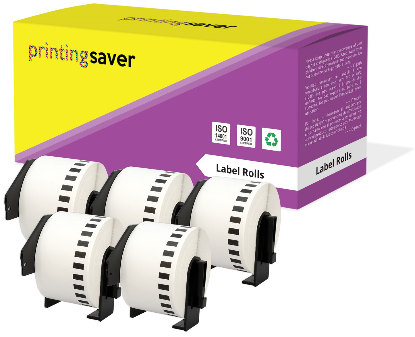 Compatible Roll DK22223 DK-22223 50mm x 30.48m Continuous Address Labels for Brother P-Touch QL-1050 QL-550 QL-500 QL-570 - Printing Saver