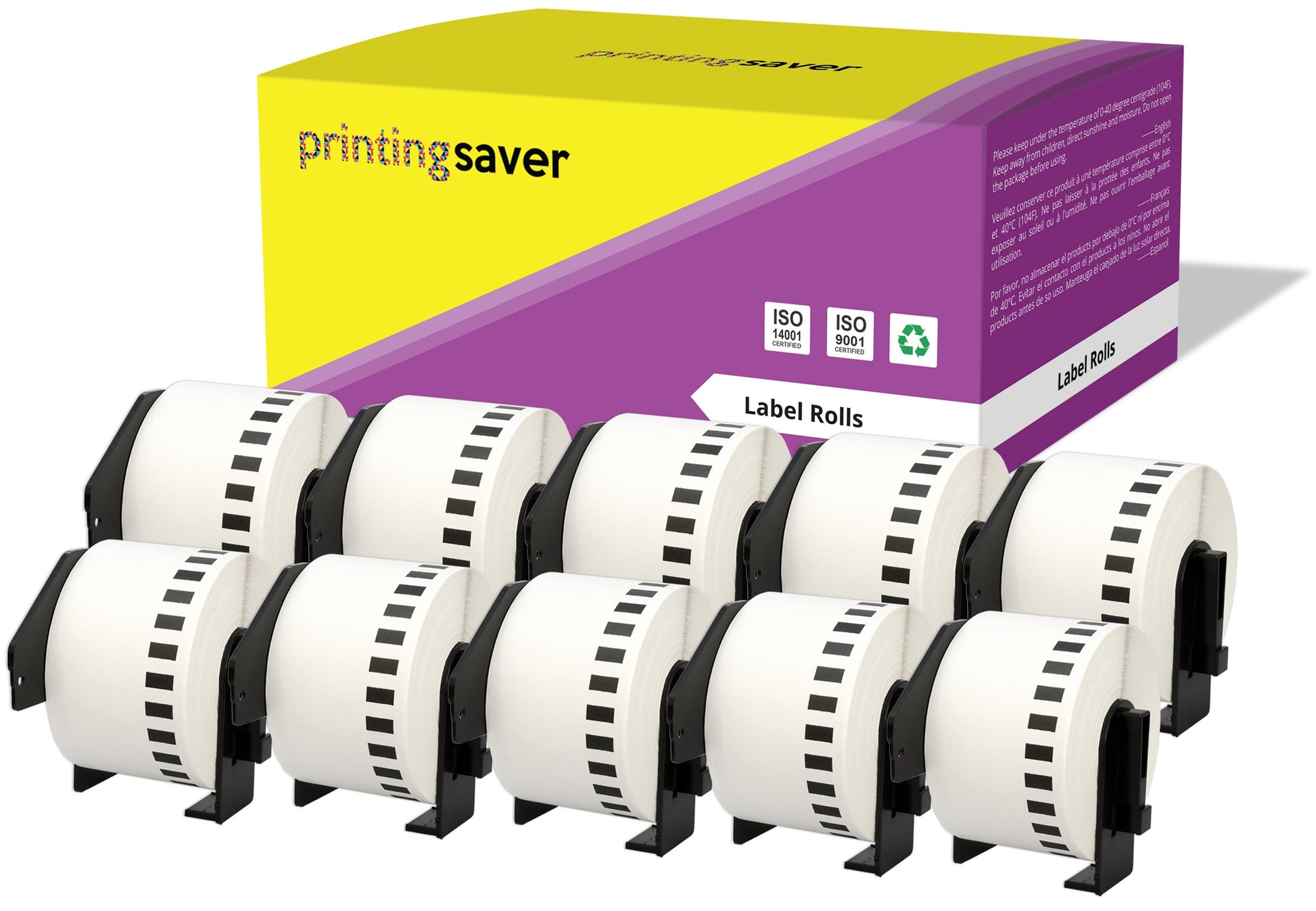 Compatible Roll DK22223 DK-22223 50mm x 30.48m Continuous Address Labels for Brother P-Touch QL-1050 QL-550 QL-500 QL-570 - Printing Saver