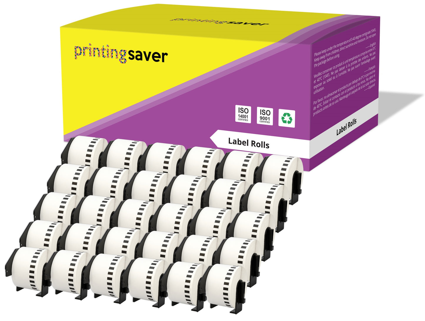 Compatible Roll DK22223 DK-22223 50mm x 30.48m Continuous Address Labels for Brother P-Touch QL-1050 QL-550 QL-500 QL-570 - Printing Saver