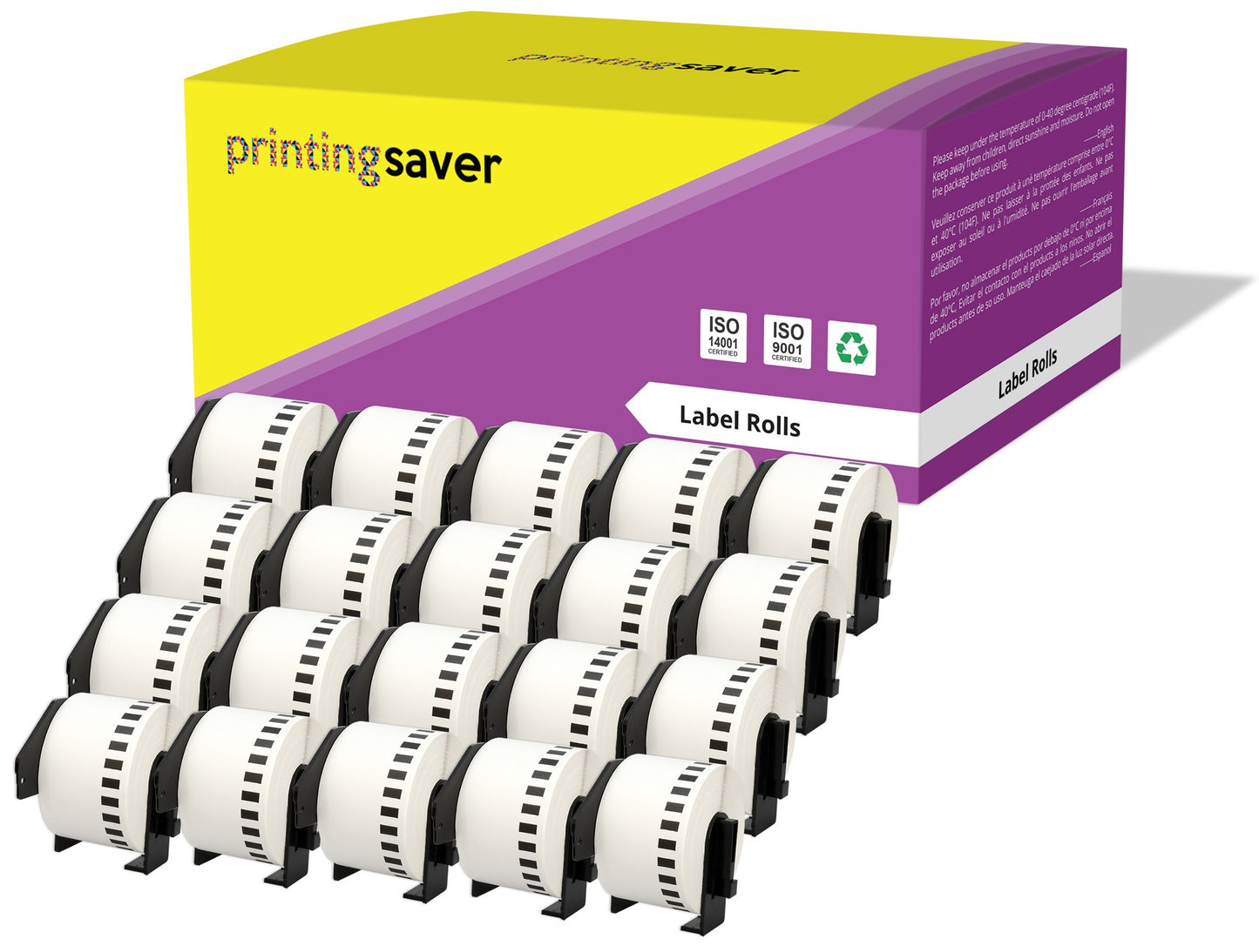 Compatible Roll DK22223 DK-22223 50mm x 30.48m Continuous Address Labels for Brother P-Touch QL-1050 QL-550 QL-500 QL-570 - Printing Saver