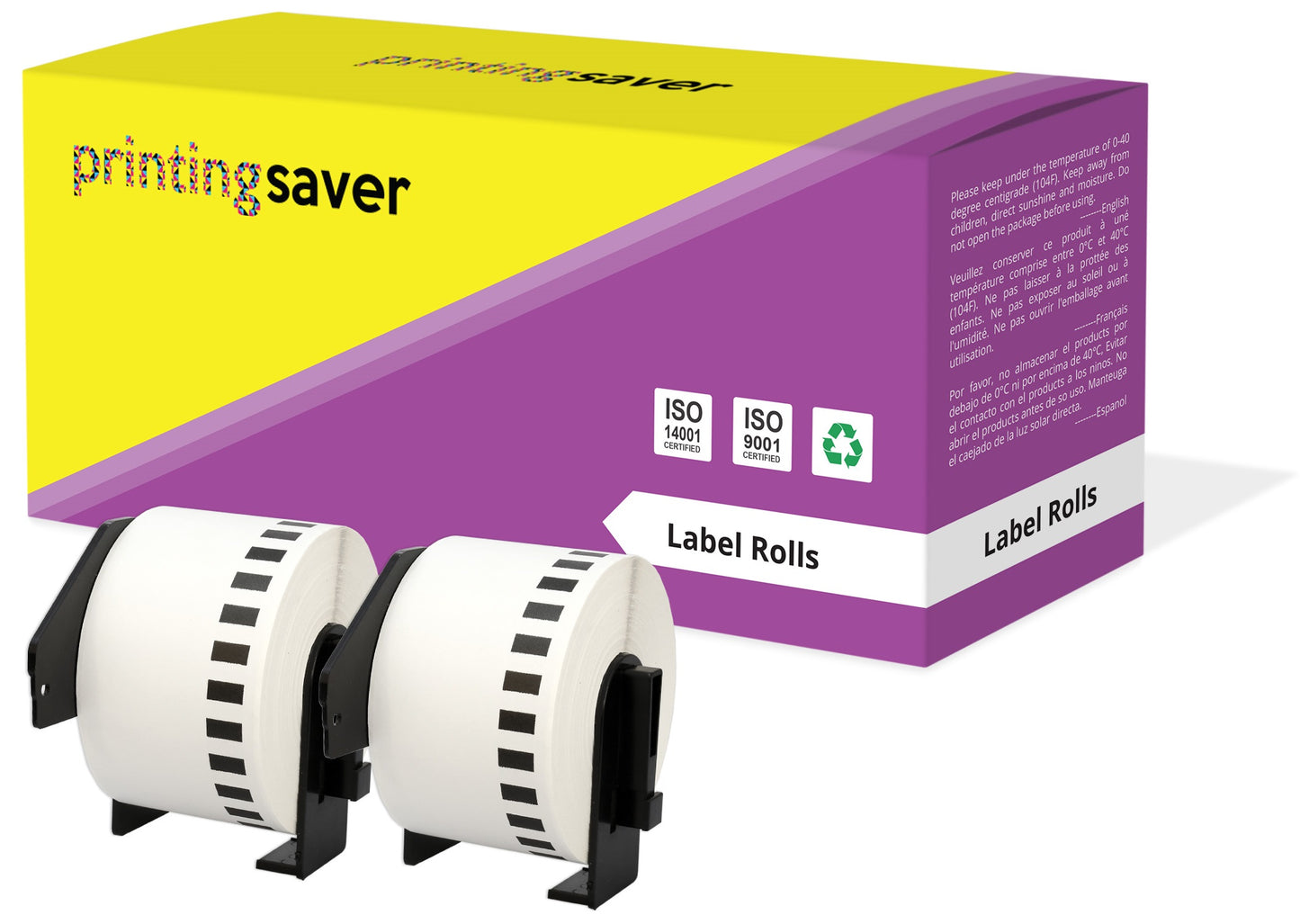 Compatible Roll DK22223 DK-22223 50mm x 30.48m Continuous Address Labels for Brother P-Touch QL-1050 QL-550 QL-500 QL-570 - Printing Saver