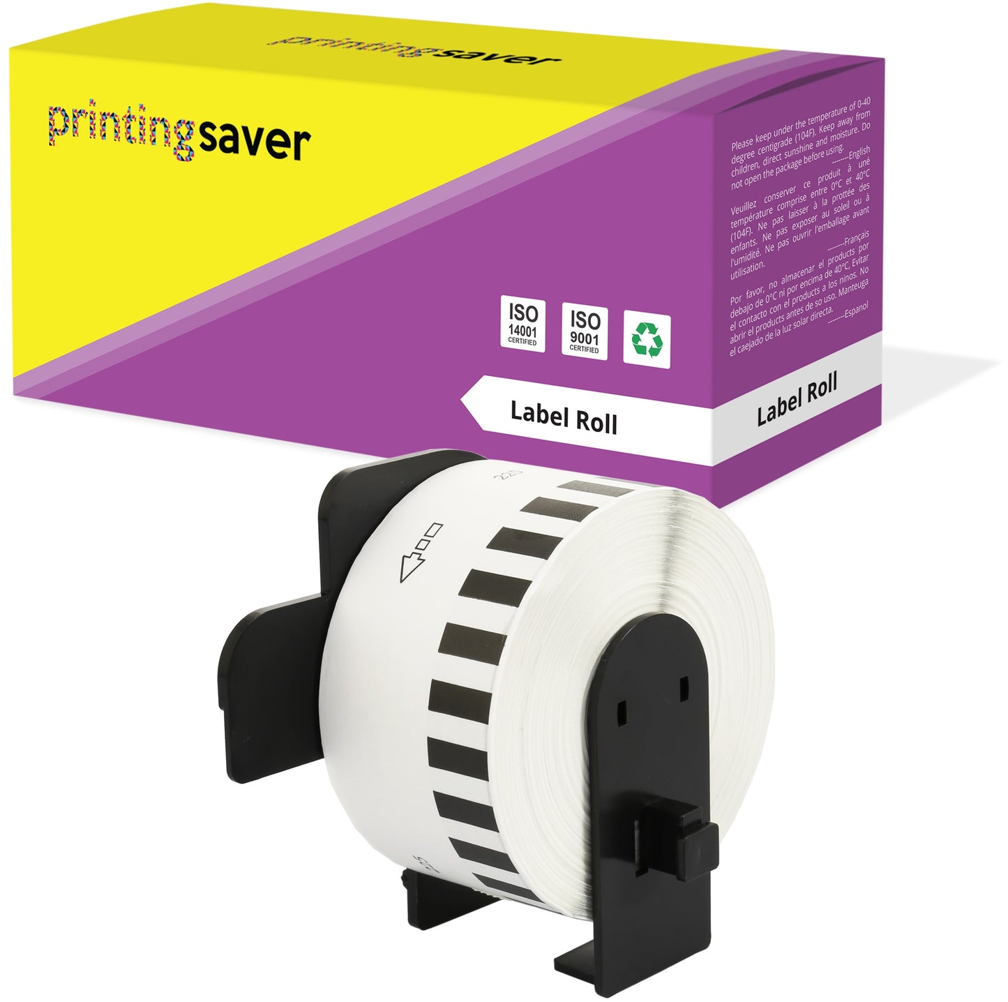 Compatible Roll DK22225 DK-22225 38mm x 30.48m Continuous Labels for Brother P-Touch - Printing Saver