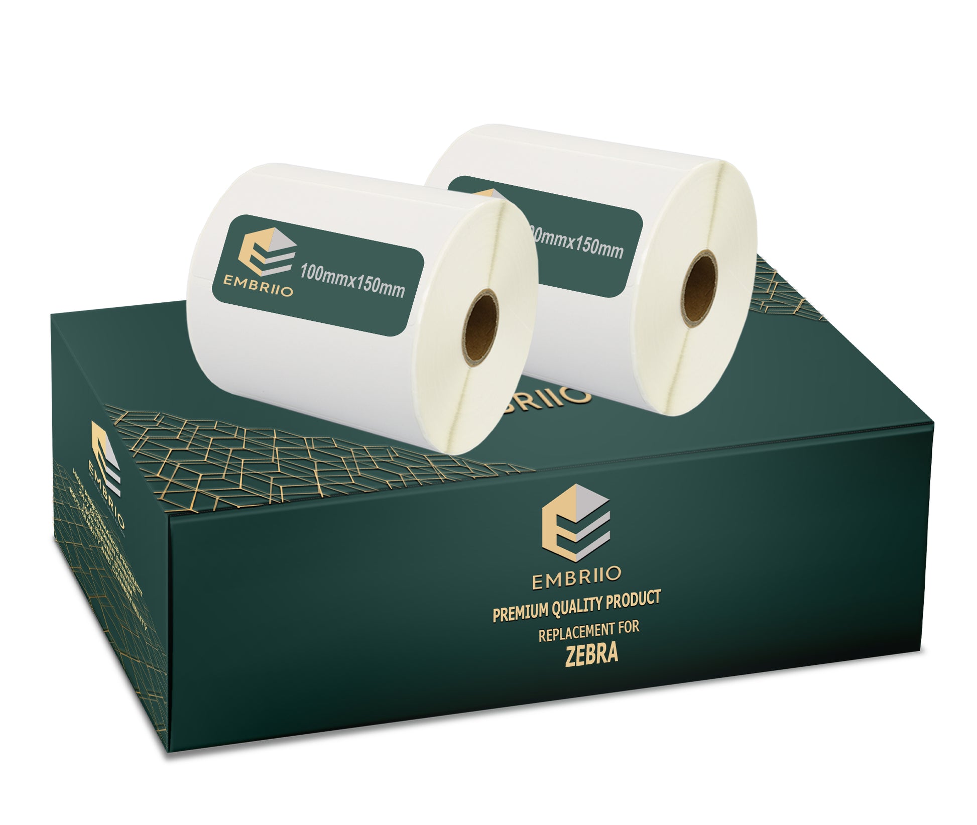 Compatible Label Rolls for GP-2024D Thermal Printer by Embriio