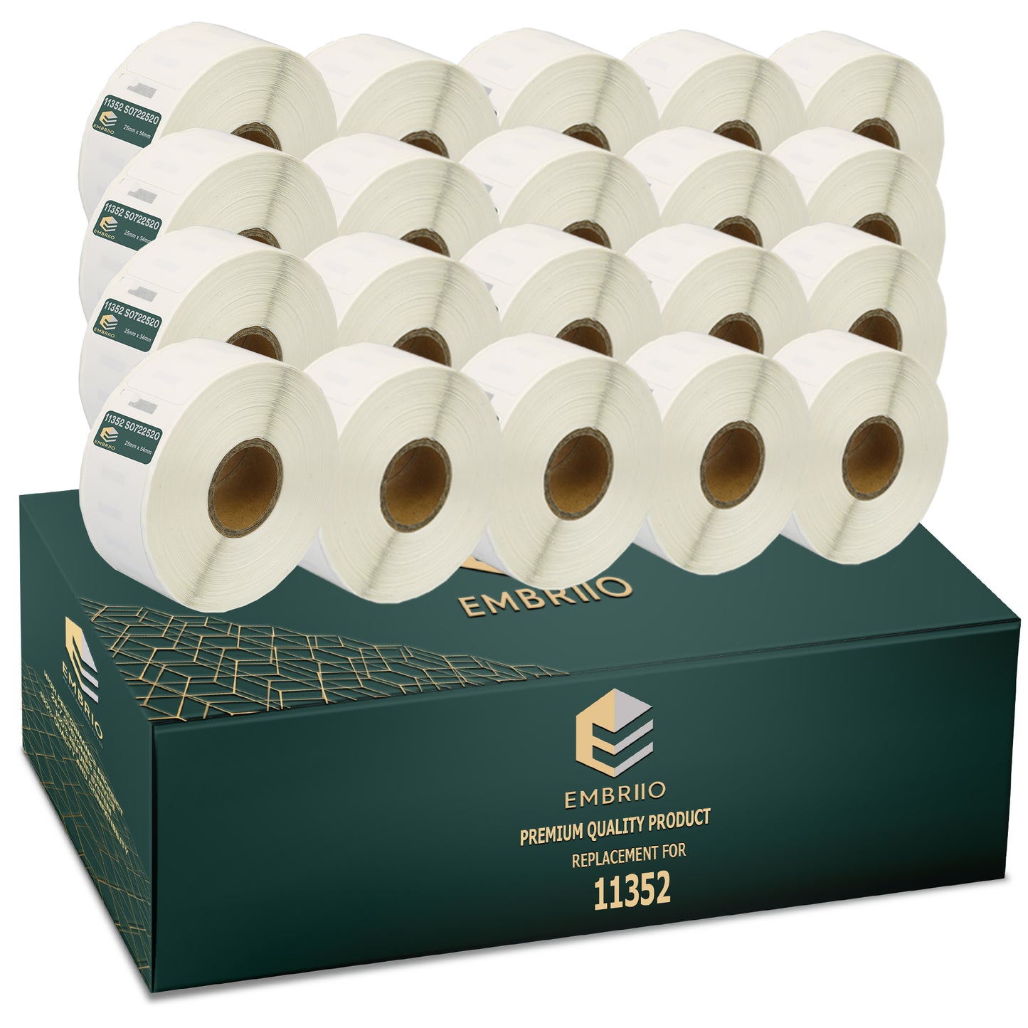 Compatible Dymo 11352 labels - Return Address Label Rolls - 25mm x 54mm