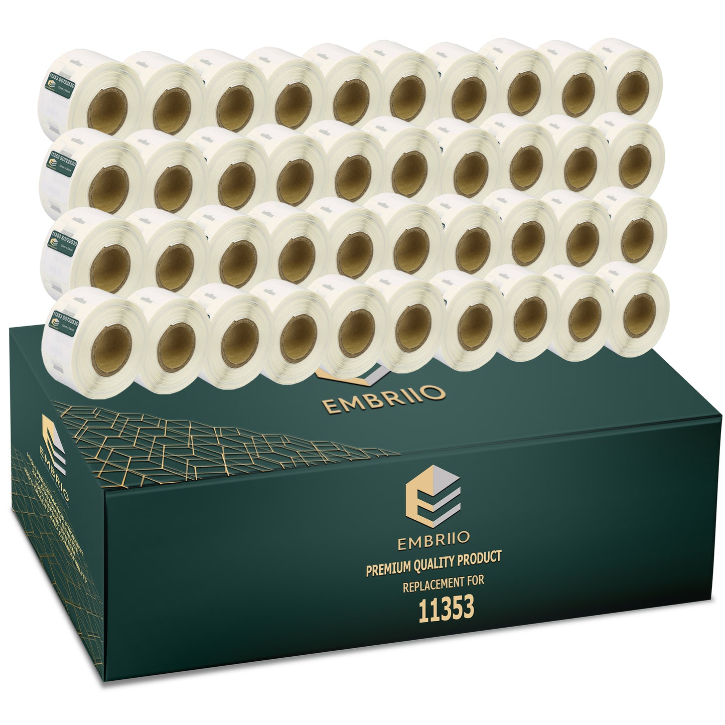 Compatible Dymo 11353 labels - 12mm x 24mm