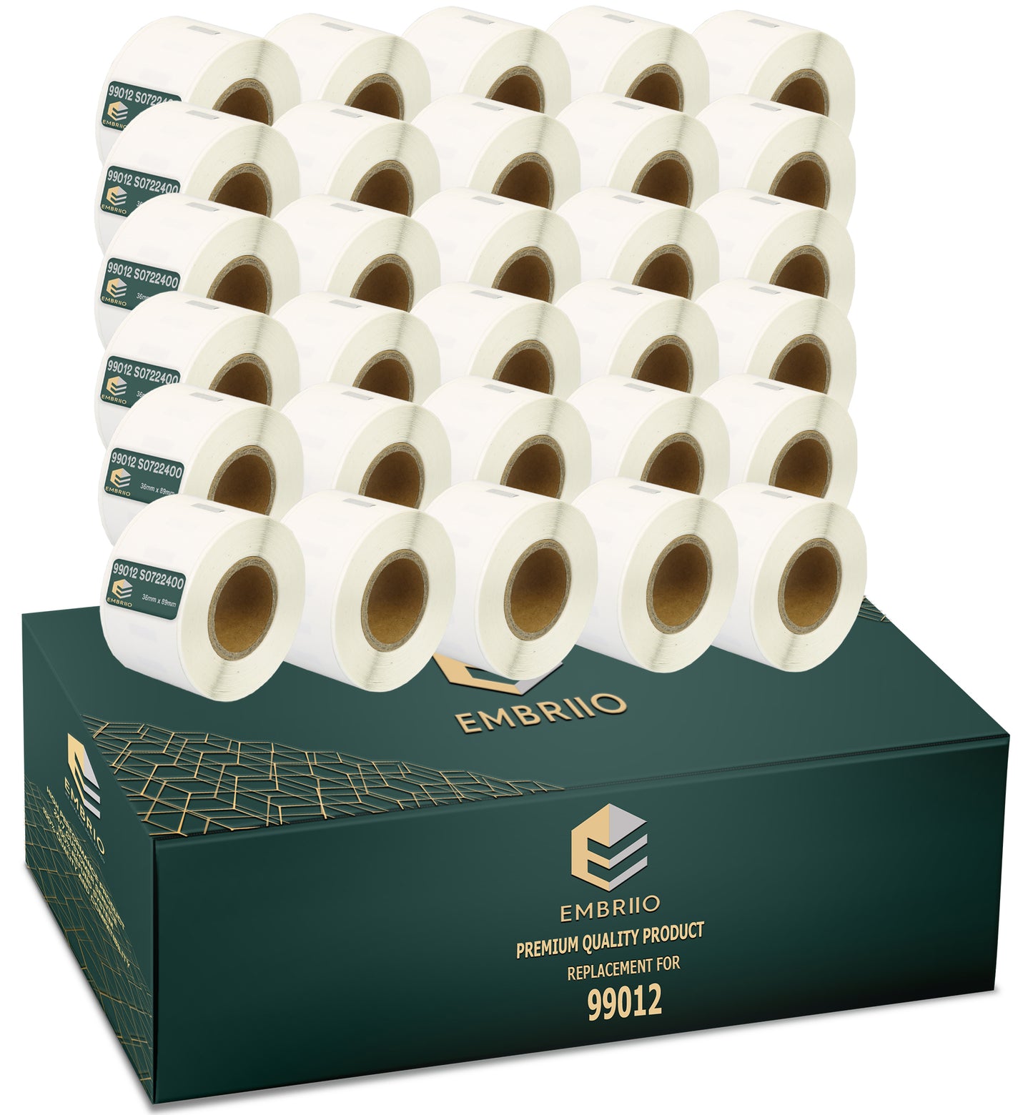 Compatible Dymo 99012 labels - Address Label Rolls - 36mm x 89mm