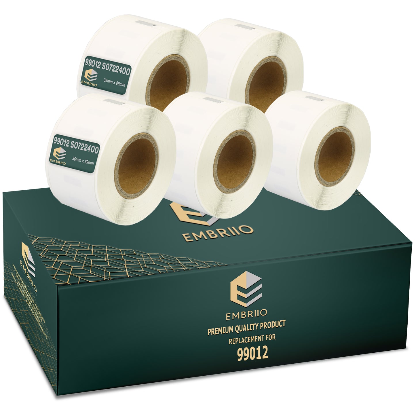 Compatible Dymo 99012 labels - Address Label Rolls - 36mm x 89mm