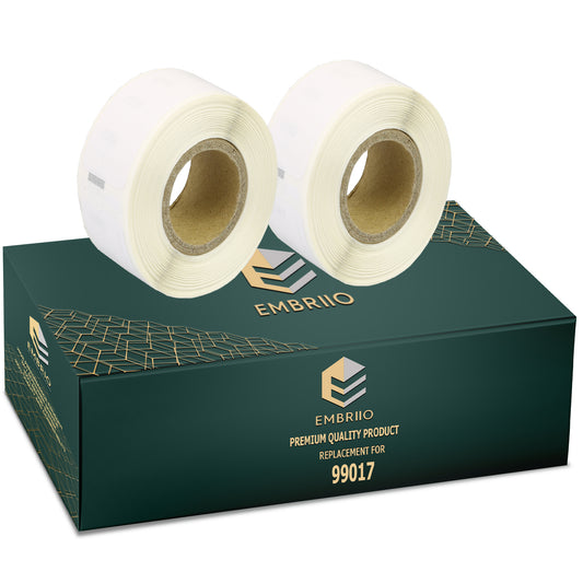 Compatible Dymo 99017 labels - Suspension File Label Rolls - 50mm x 12mm