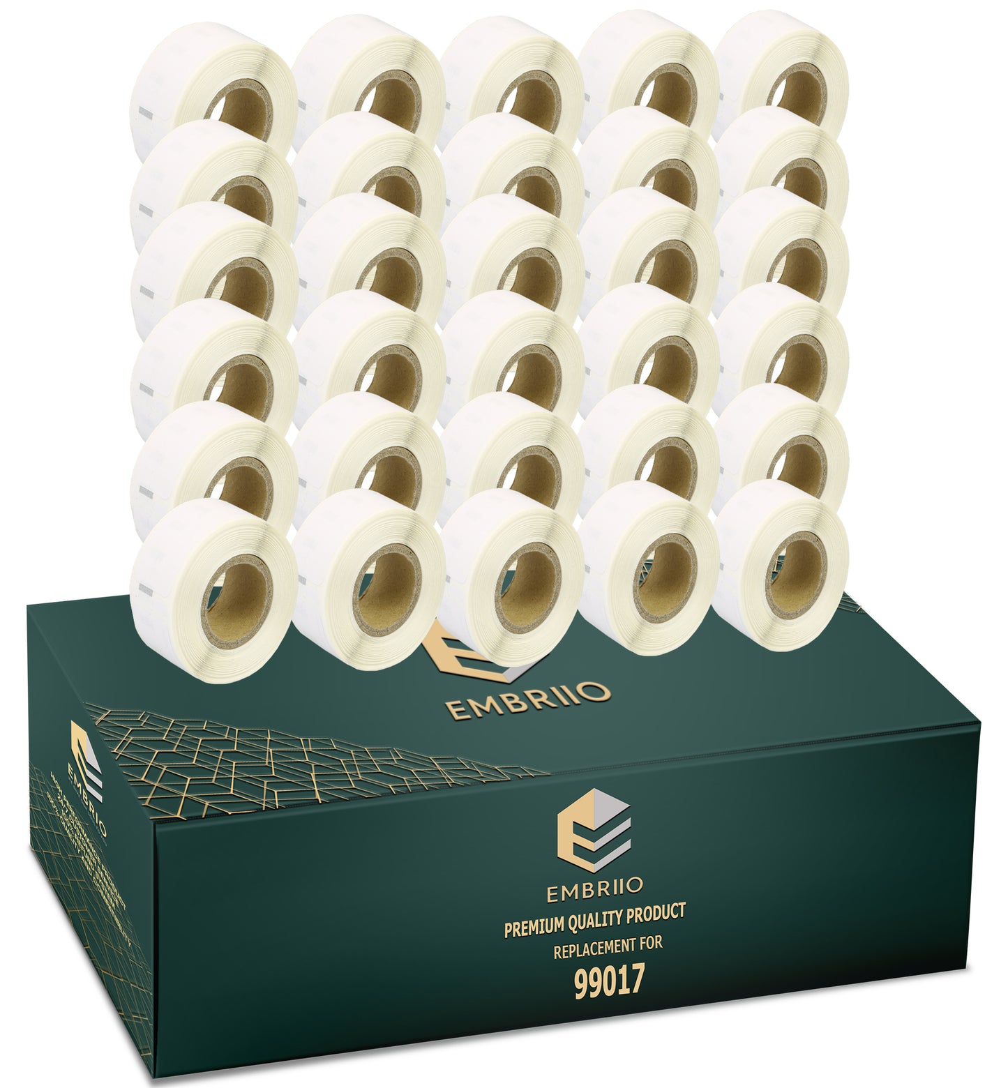 Compatible Dymo 99017 labels - Suspension File Label Rolls - 50mm x 12mm