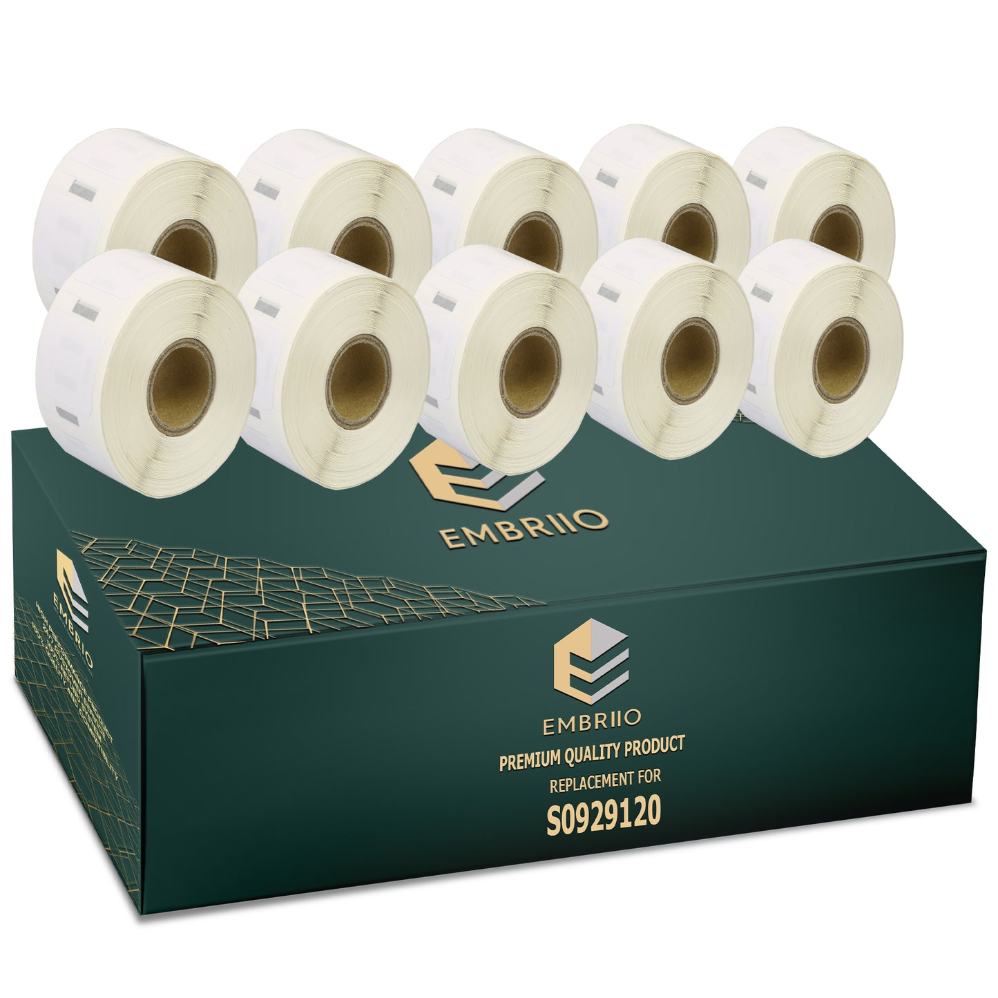 Compatible Dymo S0929120 labels - Removable Label Rolls - 25mm x 25mm
