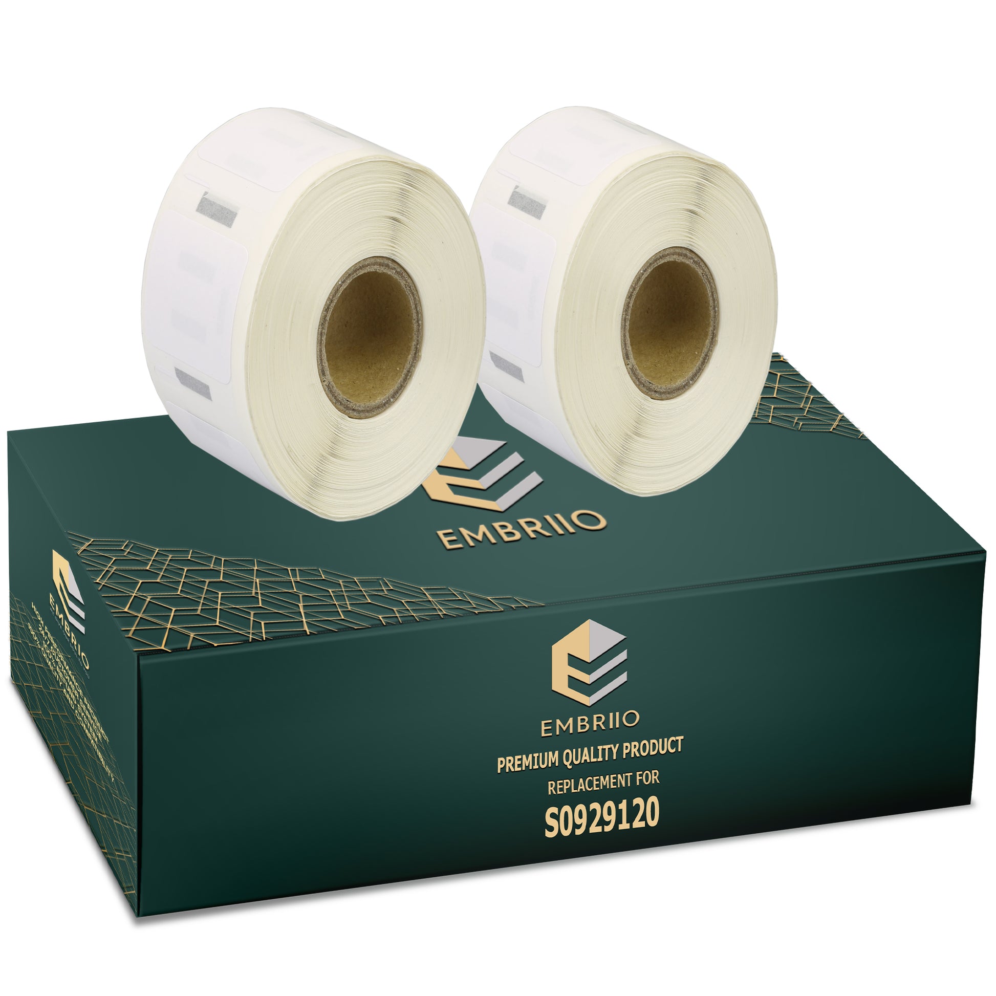 Compatible Dymo S0929120 labels - Removable Label Rolls - 25mm x 25mm