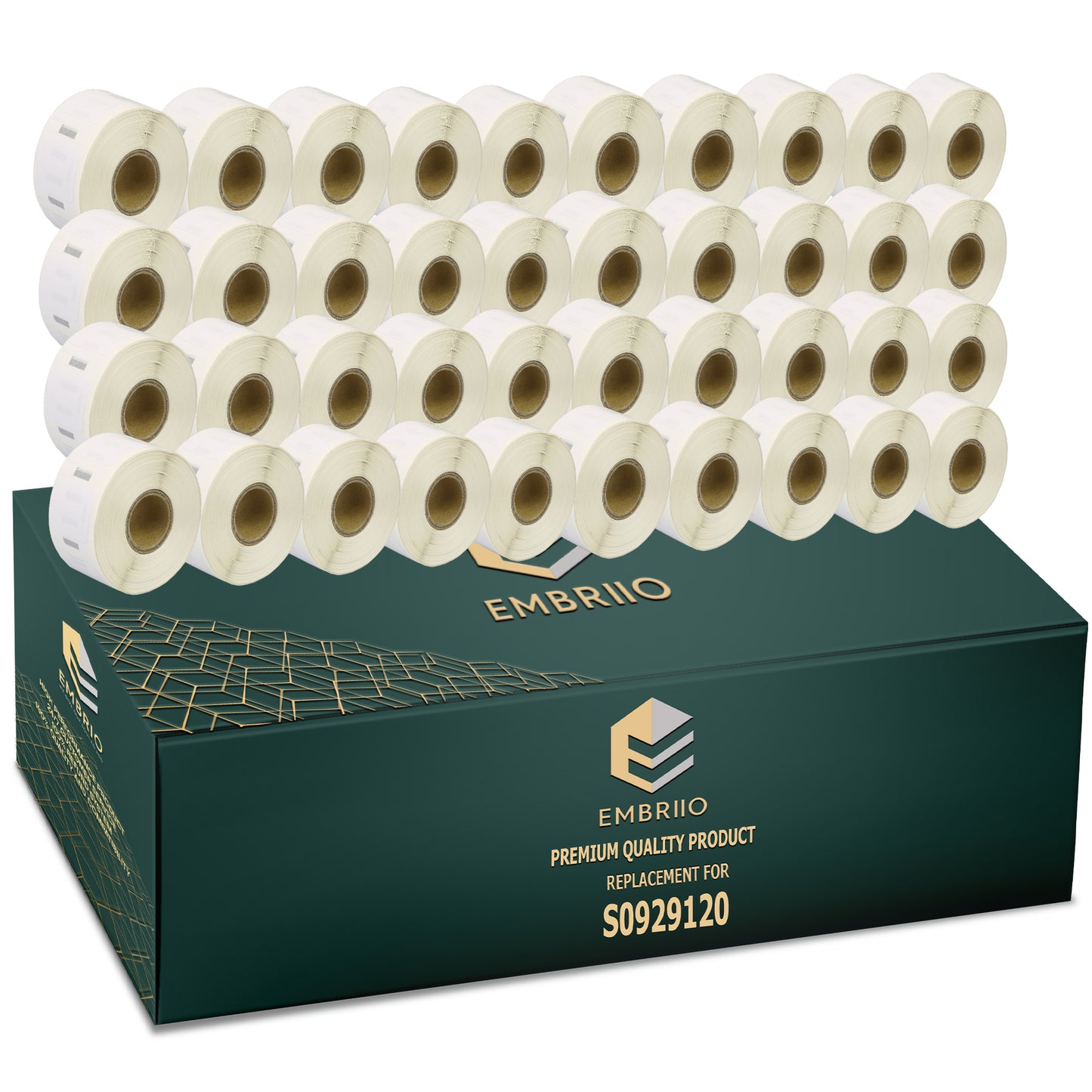 Compatible Dymo S0929120 labels - Removable Label Rolls - 25mm x 25mm
