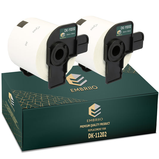 Compatible dk11202 Brother labels - Shipping Label Roll - 62mm x 100mm