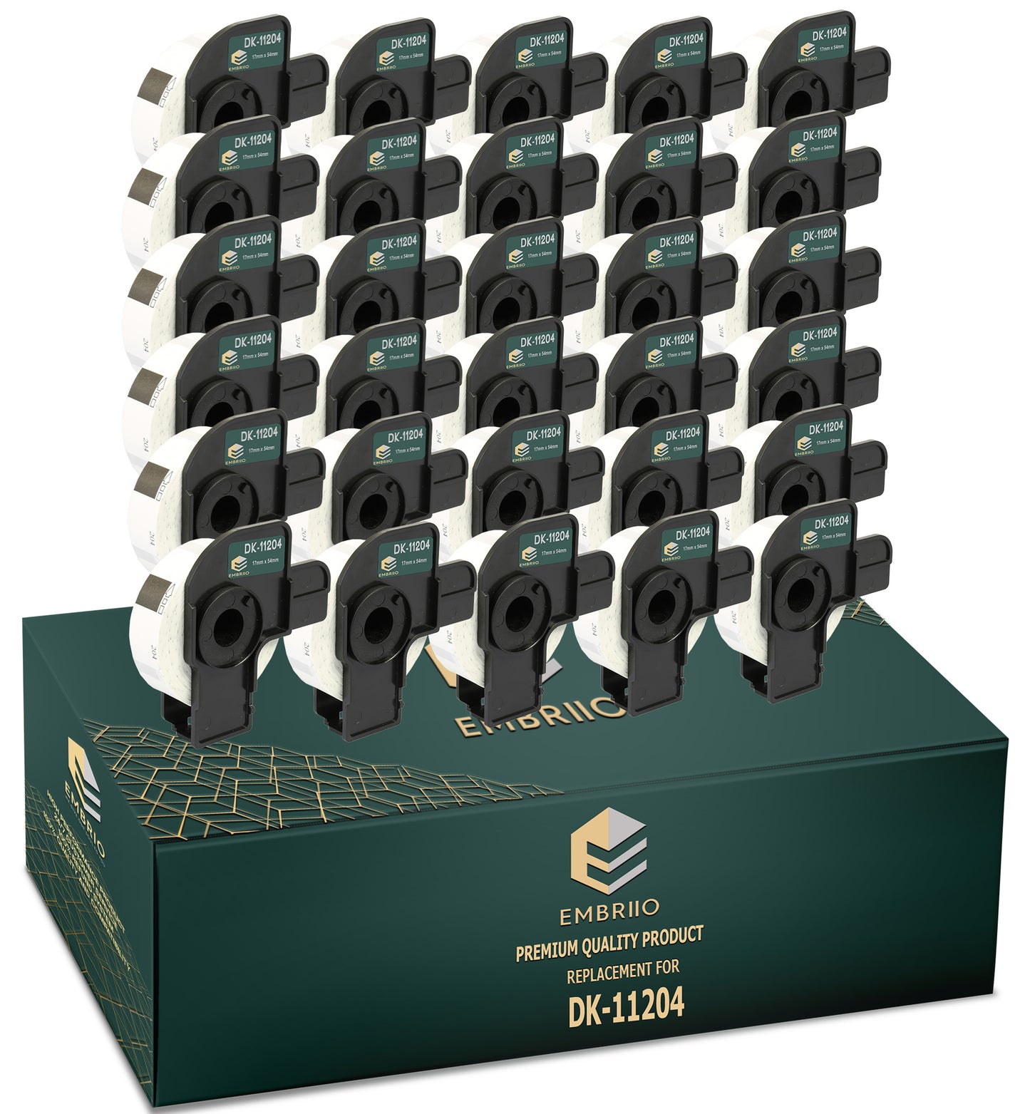 Compatible dk11204 Brother labels - 17mm x 54mm