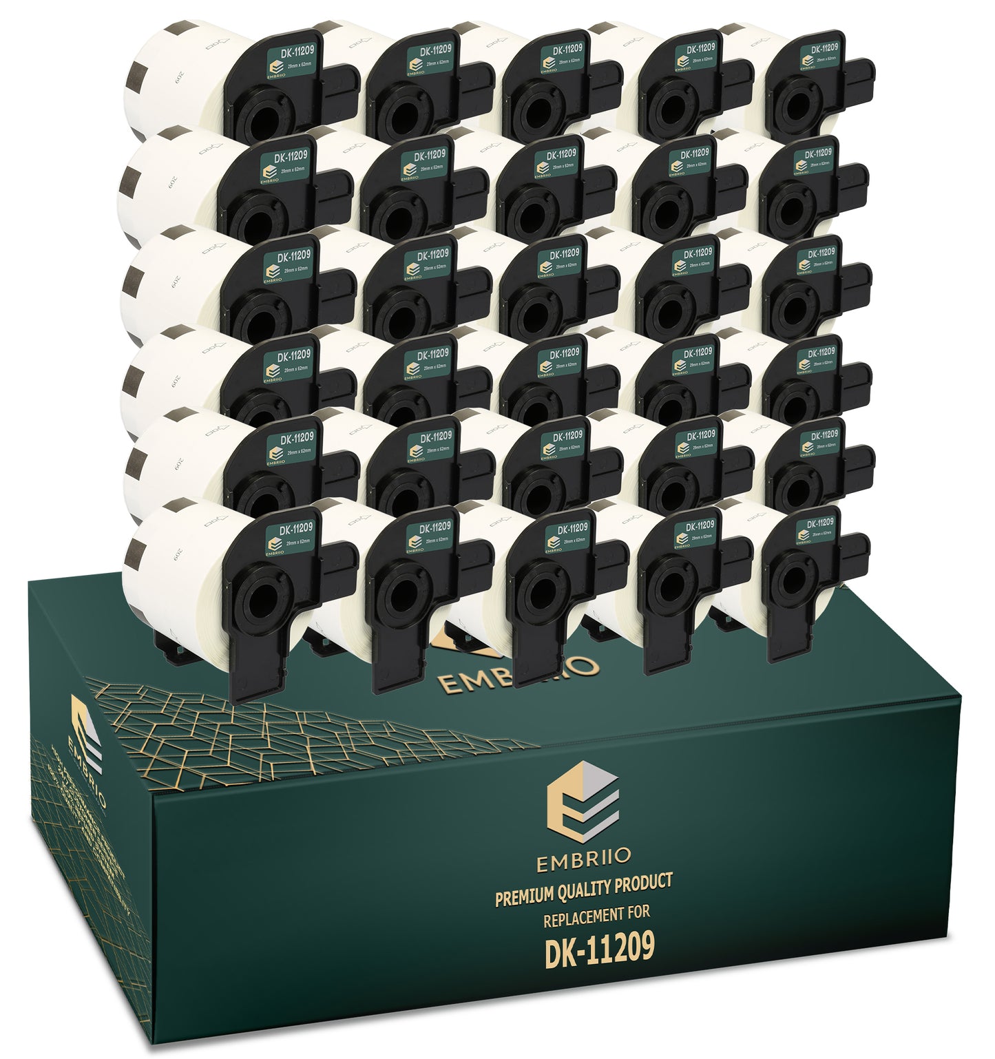 Compatible dk11209 Brother labels - Address Label Rolls - 29mm x 62mm