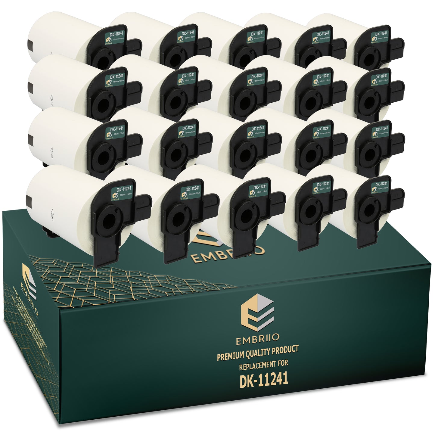 Compatible dk11241 Brother labels - Shipping Label Rolls - 102mm x 152mm