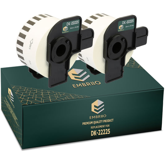 Compatible Brother dk22225 labels - 38mm x 30.48m