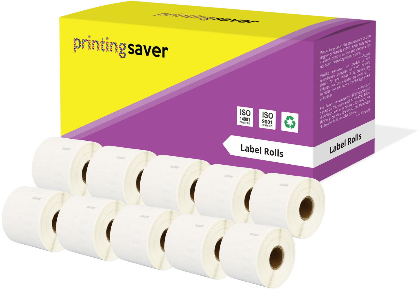 Compatible Roll 11351 11mm x 54mm Labels for Dymo LabelWriter 300 320 400 450 Turbo - Printing Saver