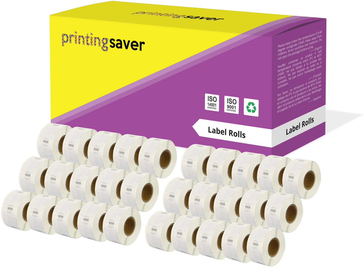Compatible Roll 11353 S0722530 12mm x 24mm Labels for Dymo LabelWriter 300 320 400 450 Turbo - Printing Saver