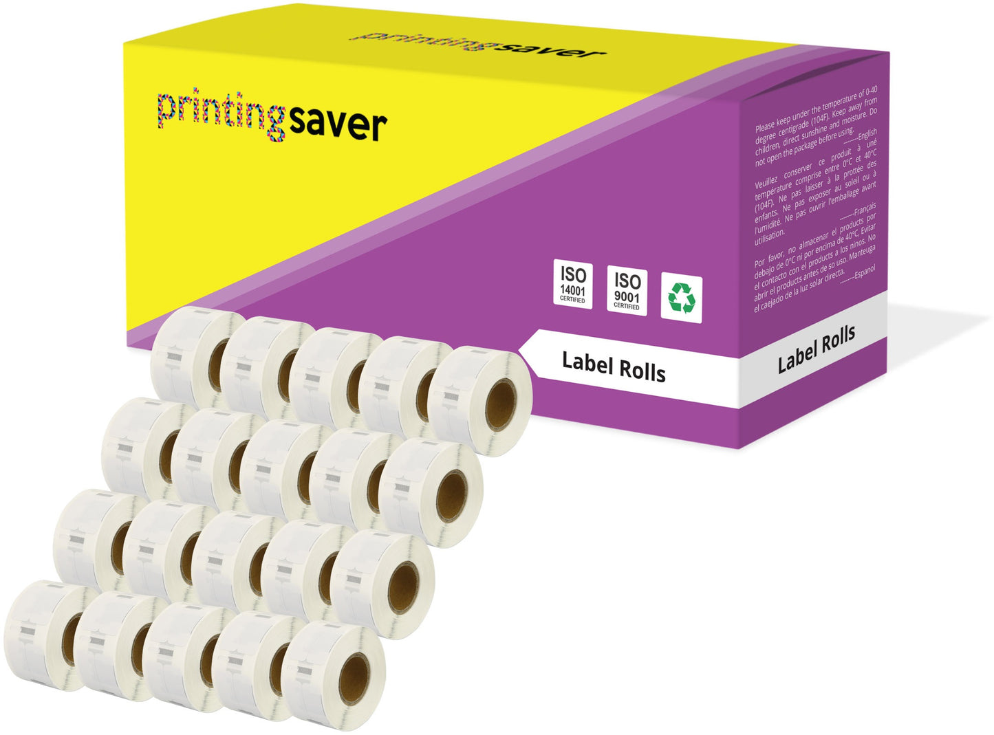 Compatible Roll 11353 S0722530 12mm x 24mm Labels for Dymo LabelWriter 300 320 400 450 Turbo - Printing Saver