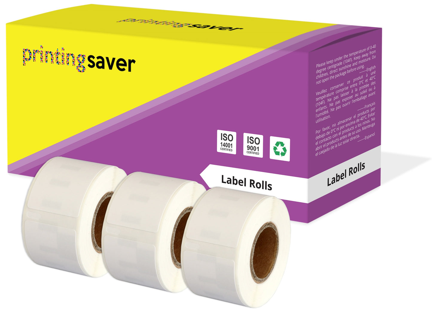 Compatible Roll 99010 S0722370 28mm x 89mm Address Labels for Dymo LabelWriter 450 400 Seiko SLP 450 - Printing Saver
